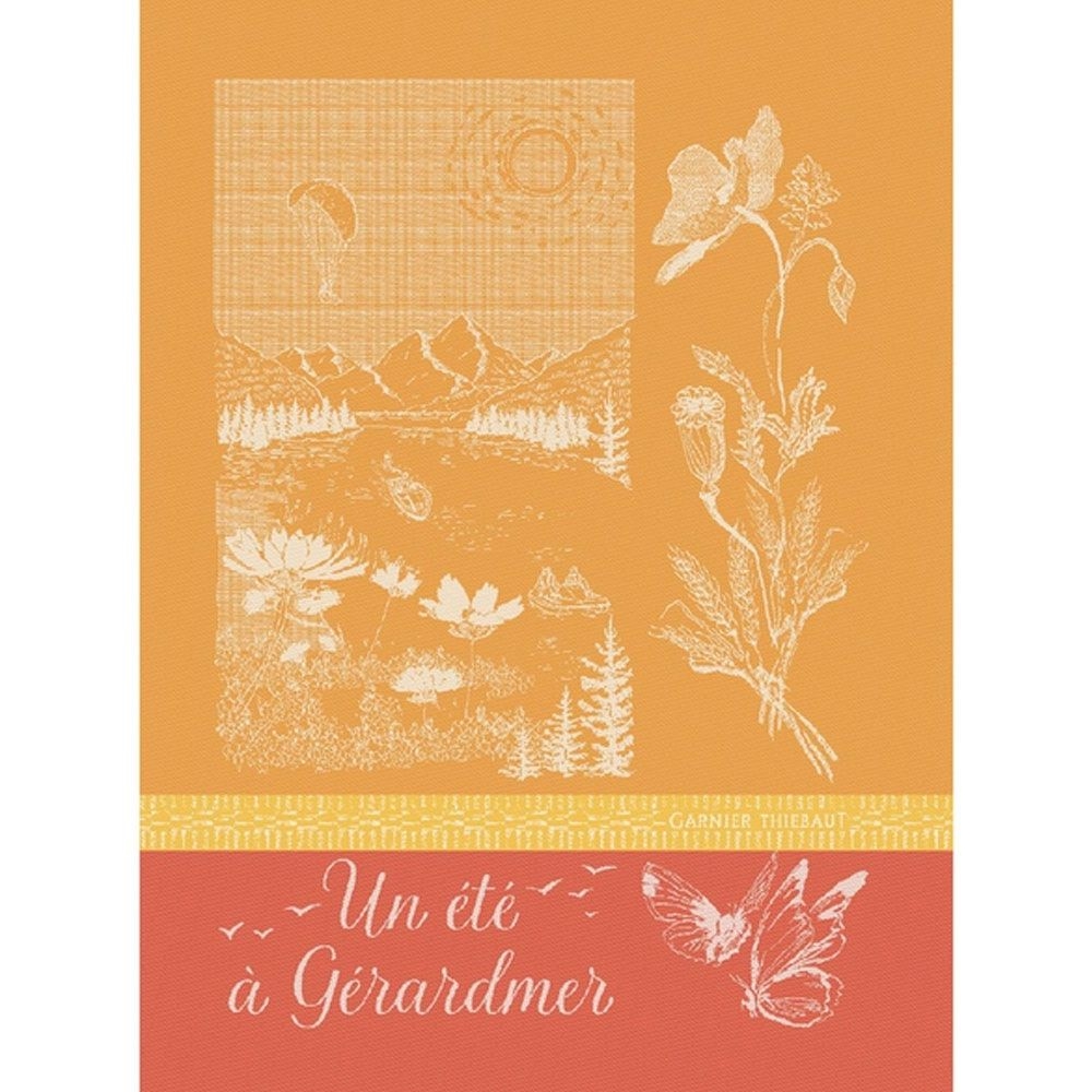 Garnier-Thiebaut Geschirrtuch - Ete Gerardmer Orange Garnier-Thiebaut Geschirrtuch - Ete Gerardmer Orange