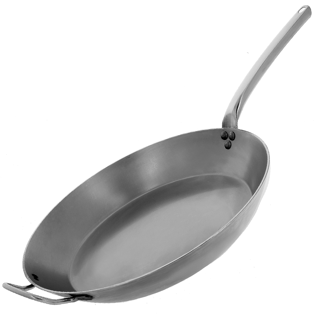 de Buyer - Carbone PLUS - Round Frying Pan with tube handle