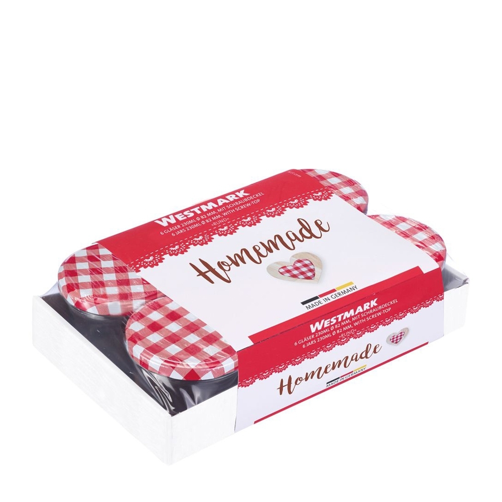 Westmark - 6 sausage glasses/jars 230 ml Westmark - 6 sausage glasses/jars 230 ml