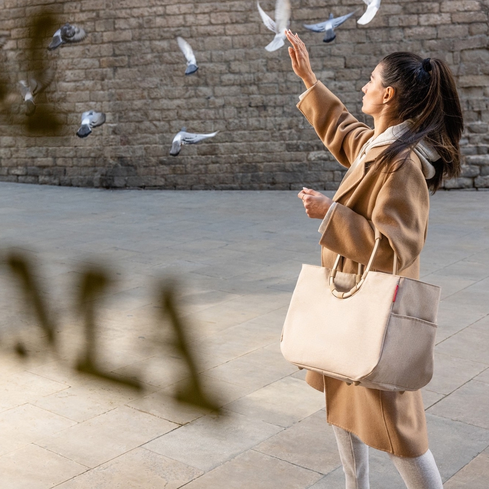 reisenthel - loopshopper L - frame twist coffee