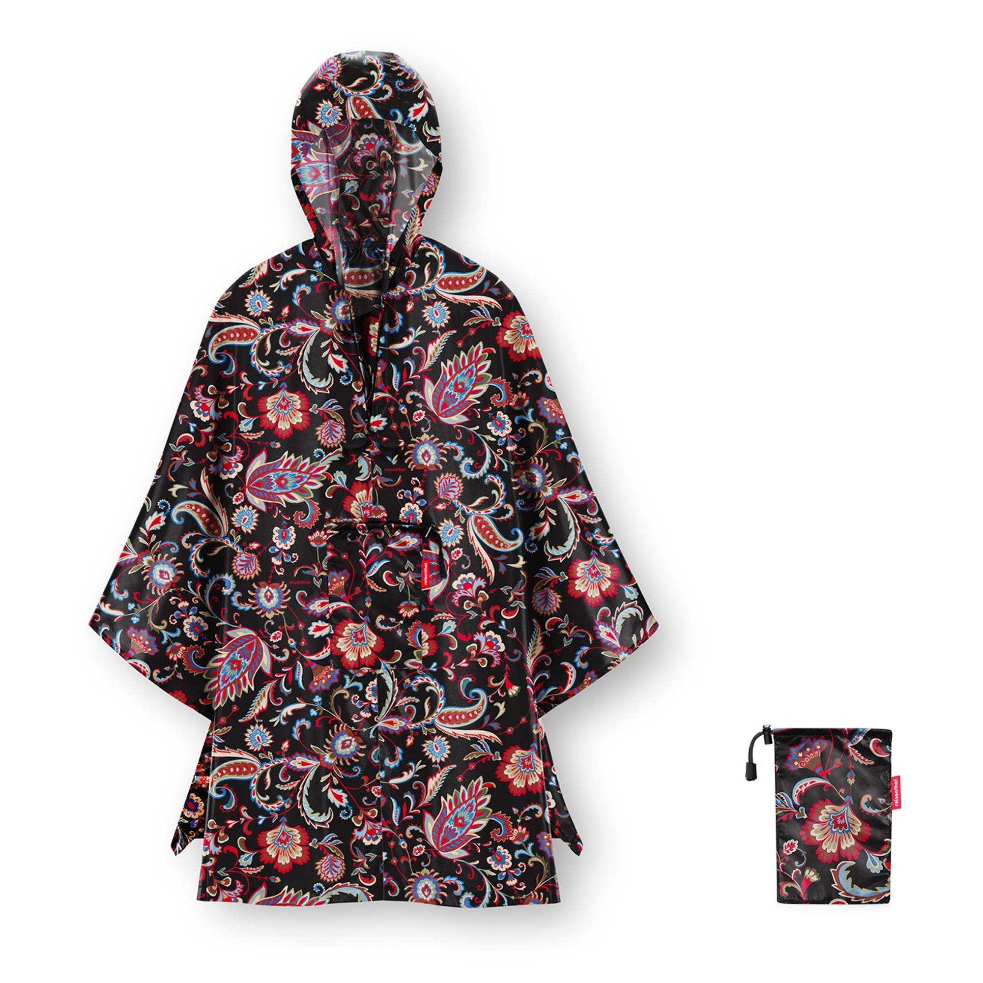 reisenthel - mini maxi poncho - paisley black reisenthel - mini maxi poncho - paisley black