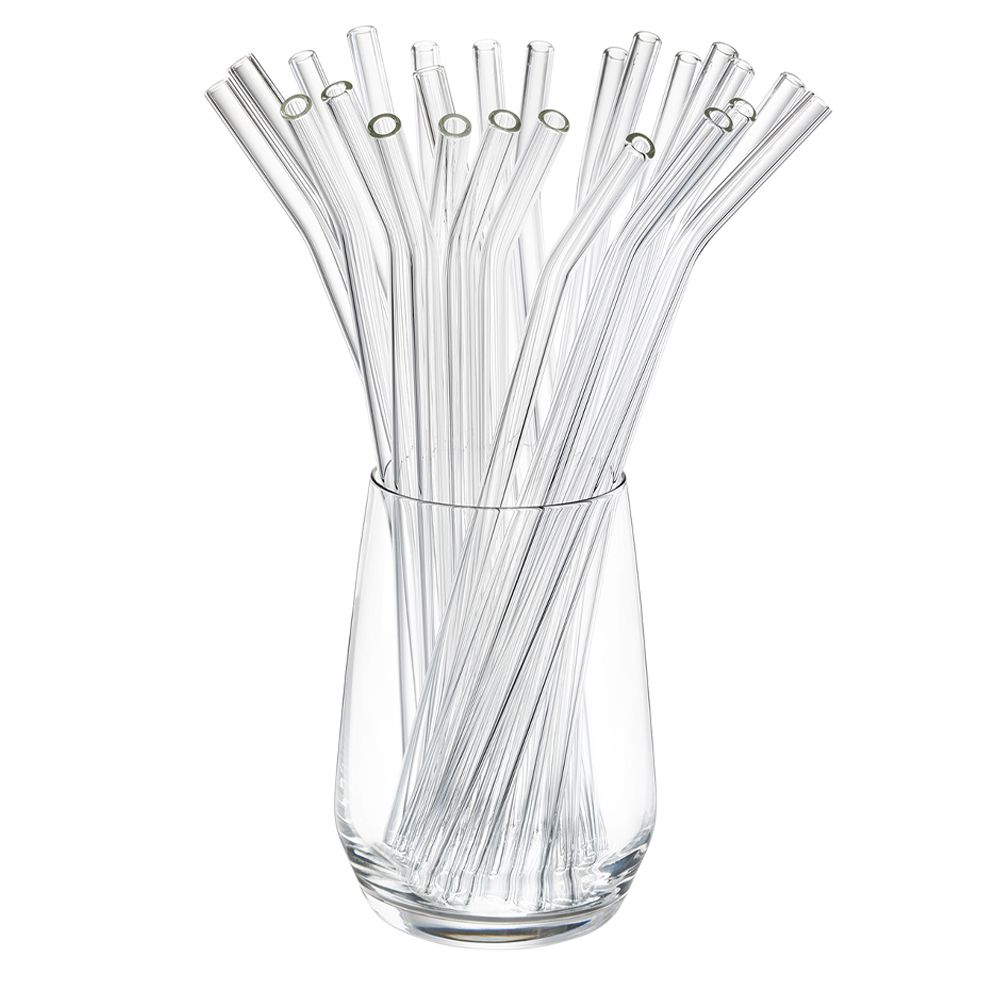 Gefu - Glass drinking straws FUTURE 23 cm transparent 25 pieces
