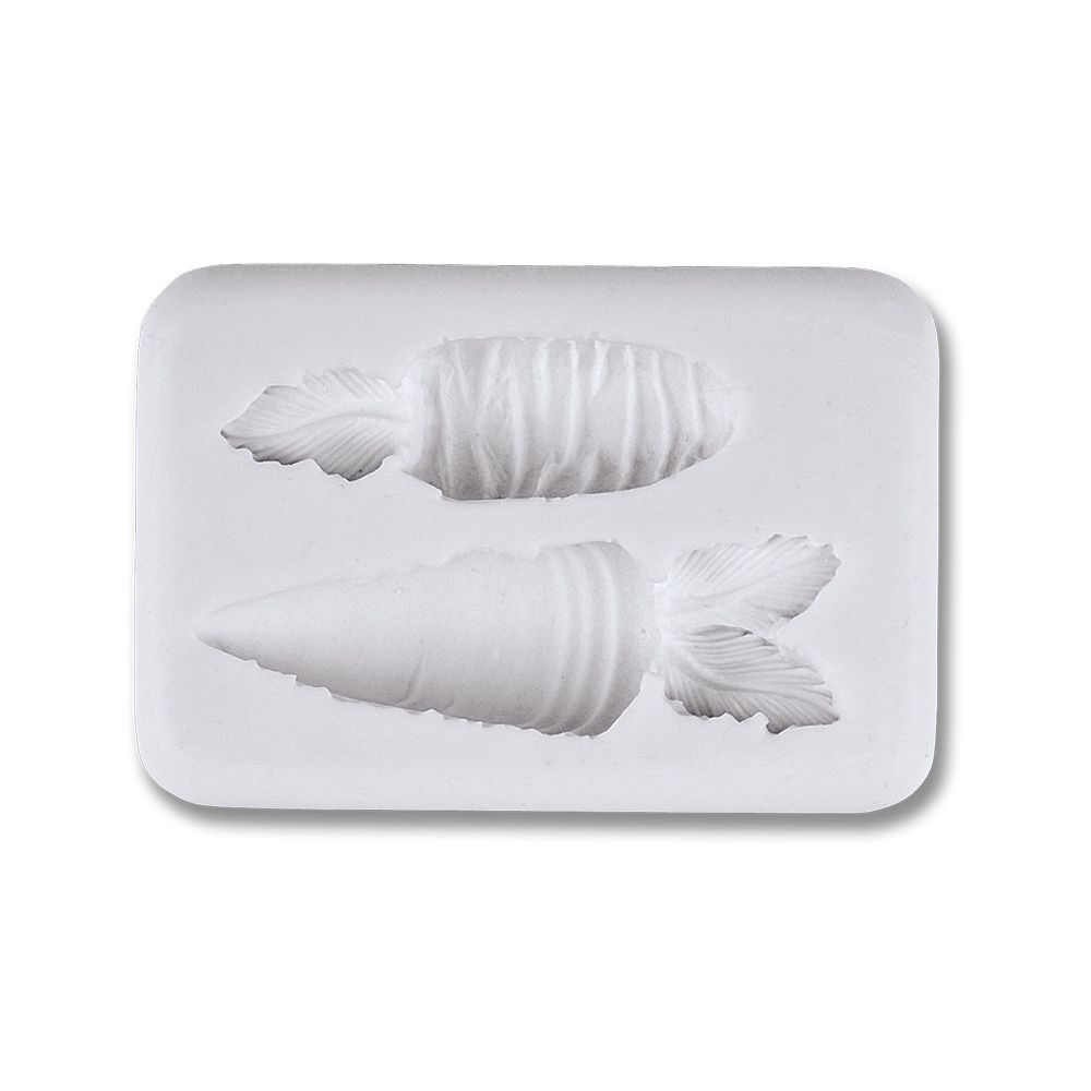 Städter - Fondant mould Carrot - 4 / 5,5 cm - 2-relief shape