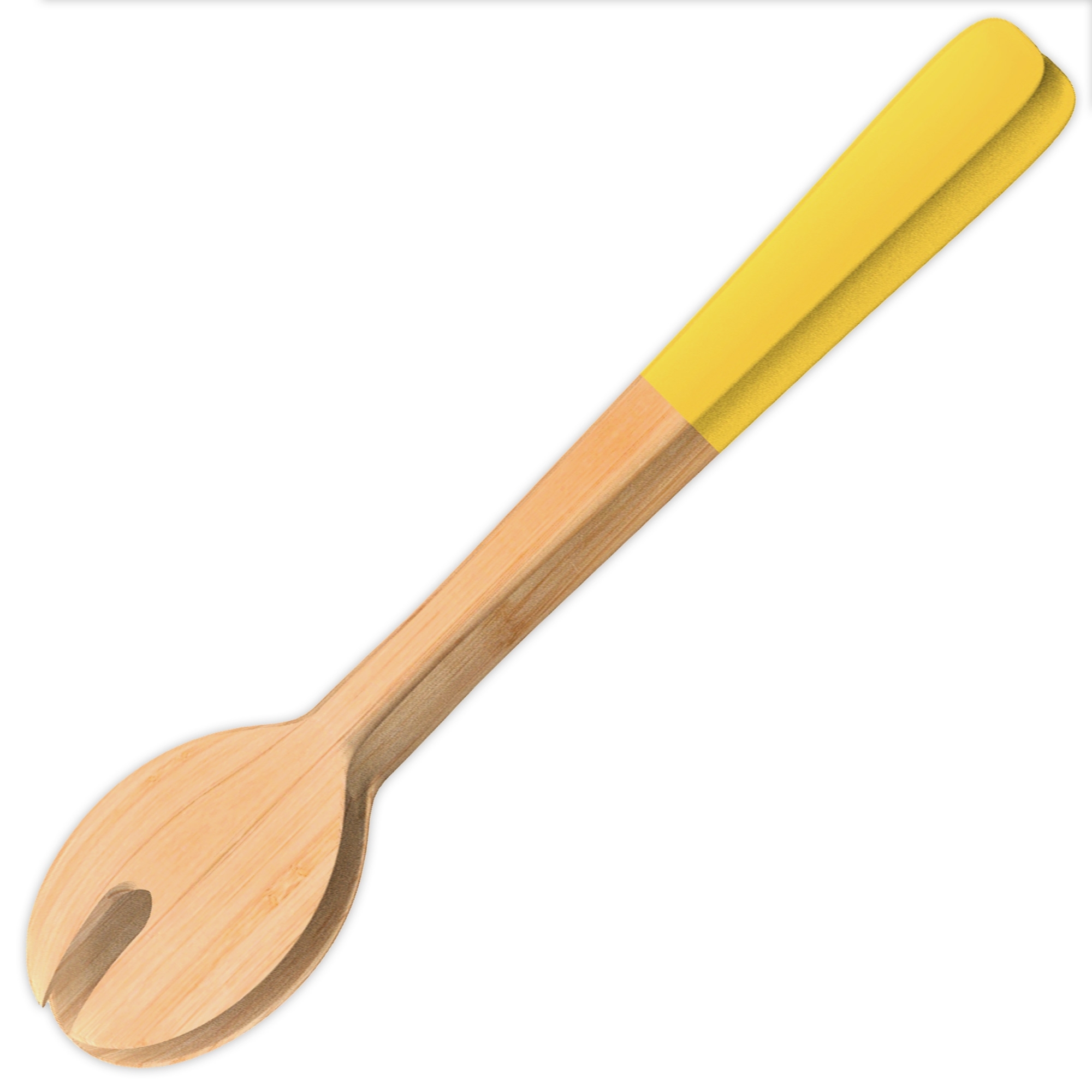 Pebbly - Salad servers Set 27cm - COSY yellow