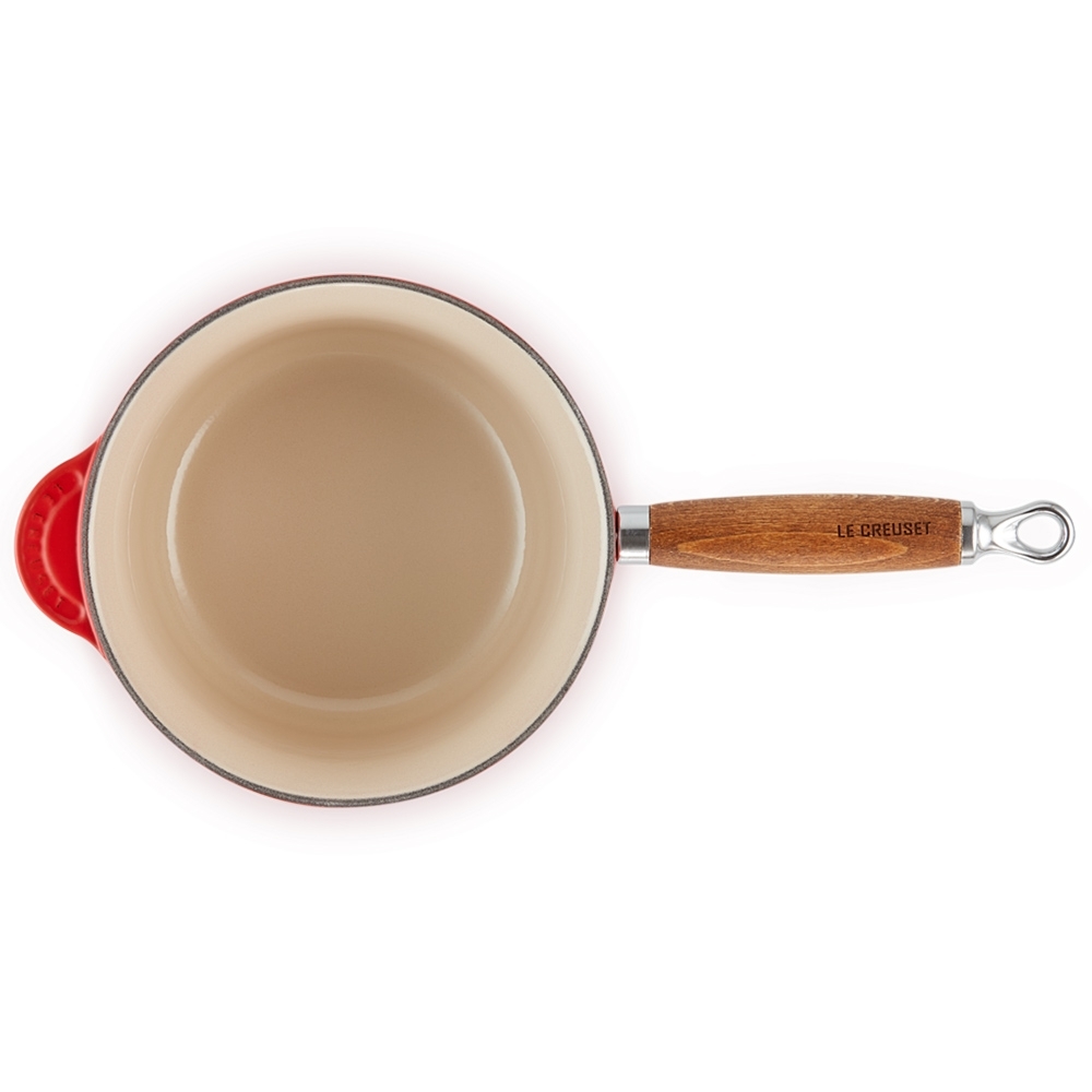 Le Creuset - Saucepan wooden handle 18 cm Le Creuset - Saucepan wooden handle 18 cm