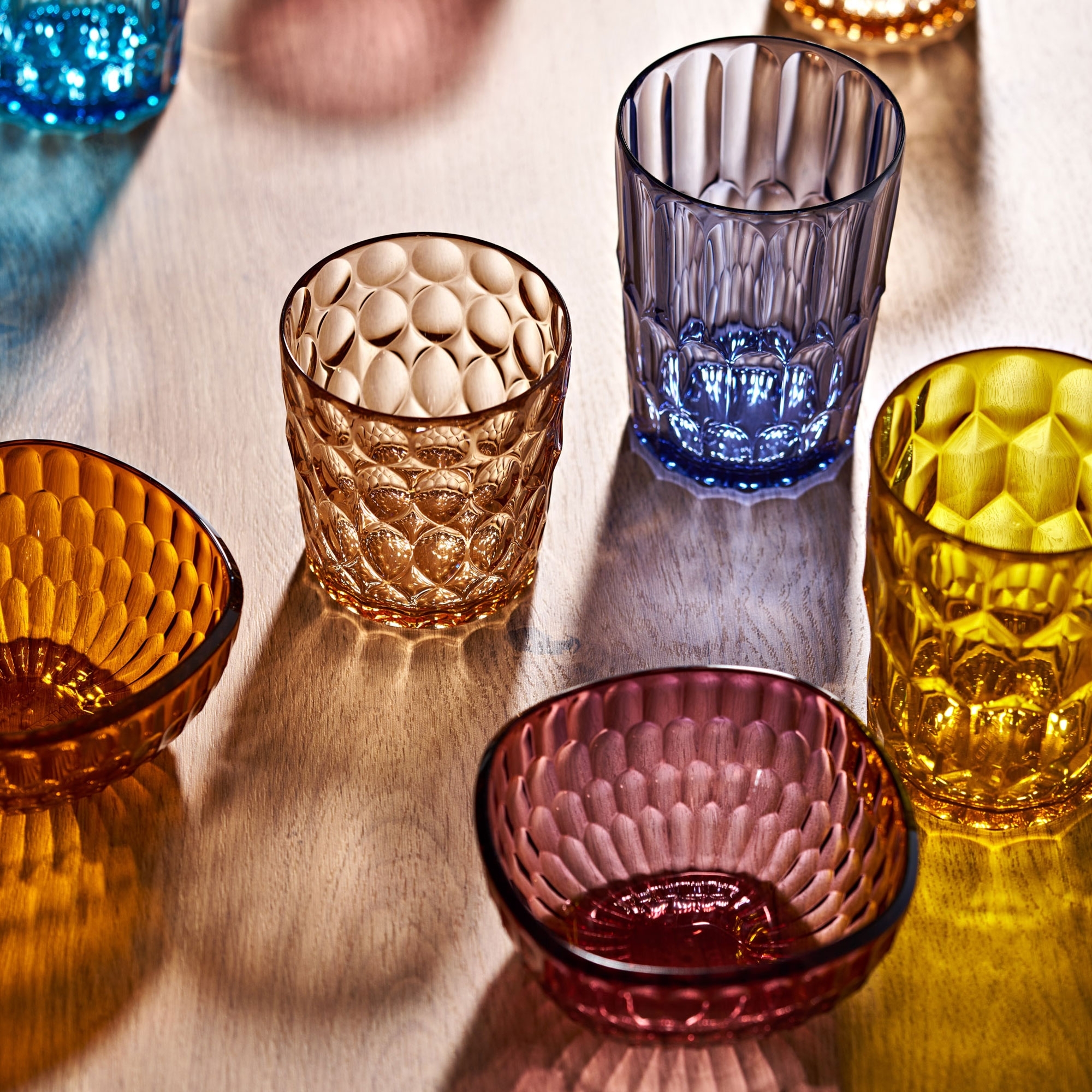 Guzzini - Tall drinking glass "Vanity" Decor 2, transparent
