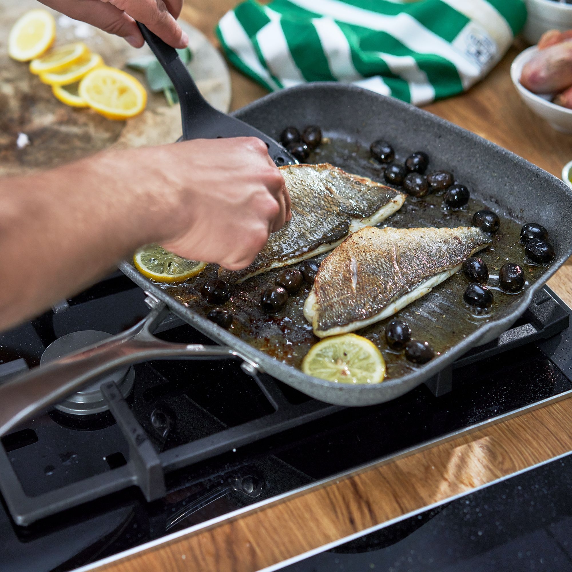 BALLARINI - grill pan | Salina | 28 cm | Granitium Ti-X BALLARINI - grill pan | Salina | 28 cm | Granitium Ti-X