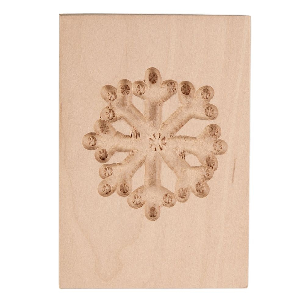 Städter - Wooden mould Ice crystal 6 x 8 cm