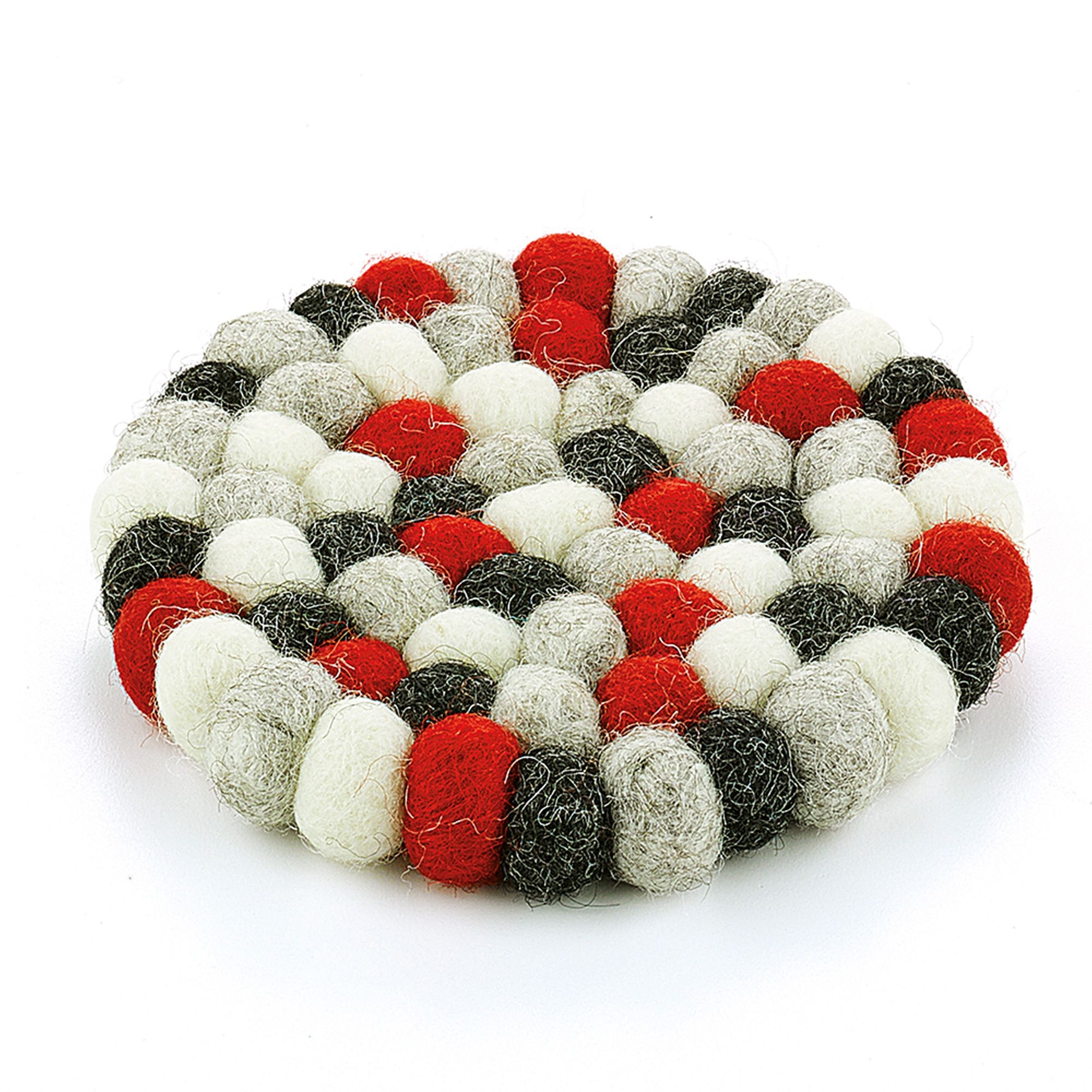 Cilio - Glasuntersetzer LANA - ROSSO - rund Cilio - Glasuntersetzer LANA - ROSSO - rund