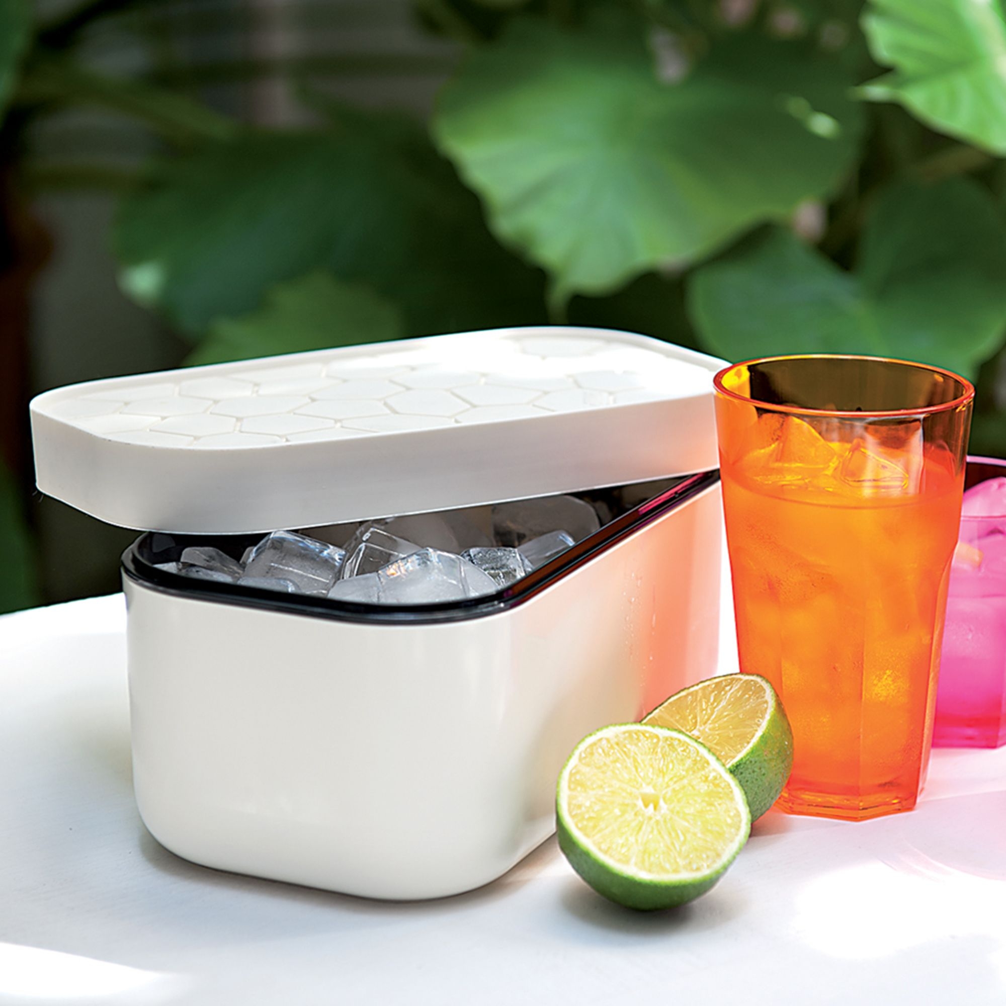 Lékué - Ice box and ice maker, white
