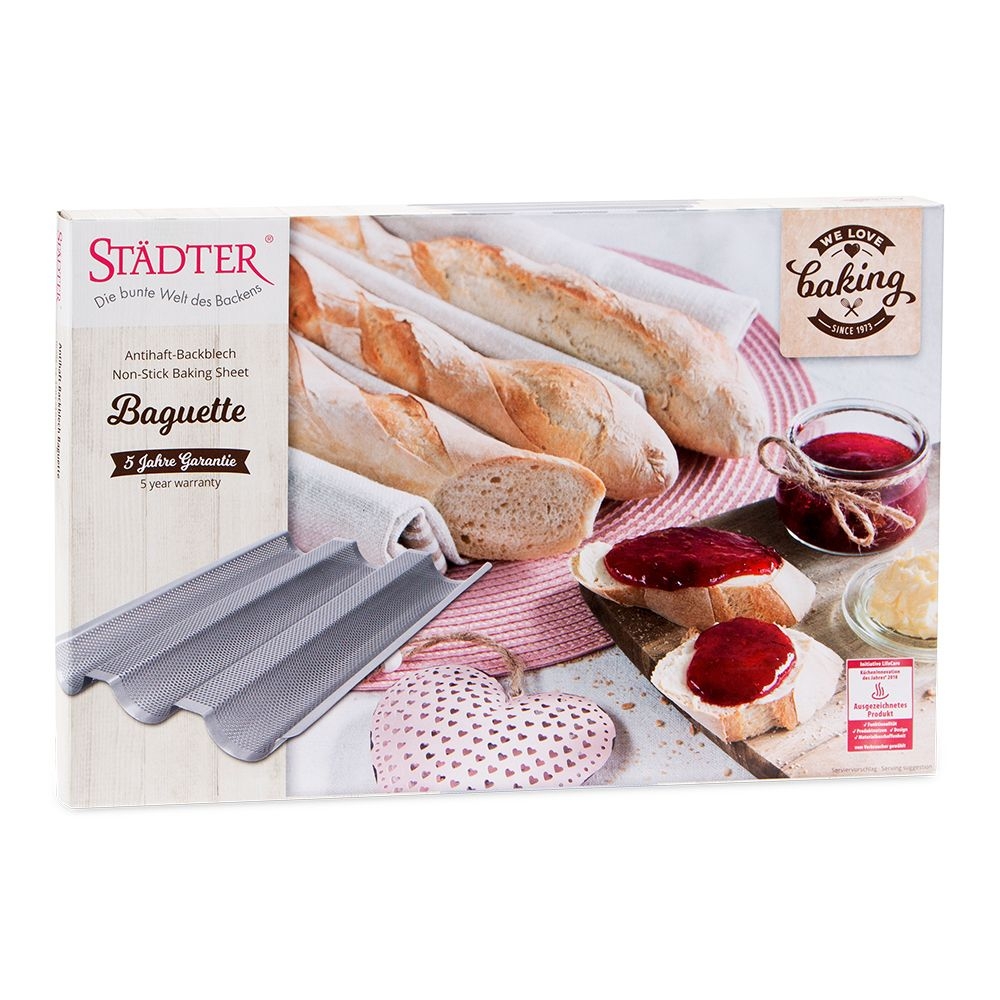 Städter - We-Love-Baking Baguette - 37 x 24 x 2,5 cm