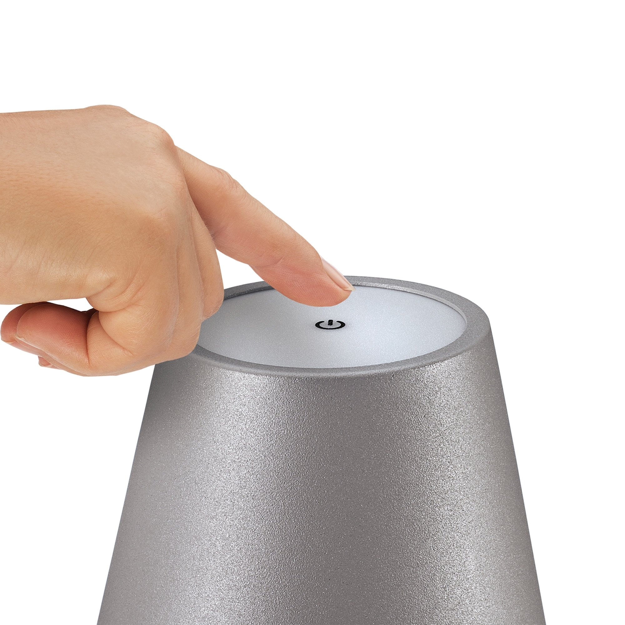 Cilio - LED-Flaschenlampe LUCE - grau Cilio - LED-Flaschenlampe LUCE - grau