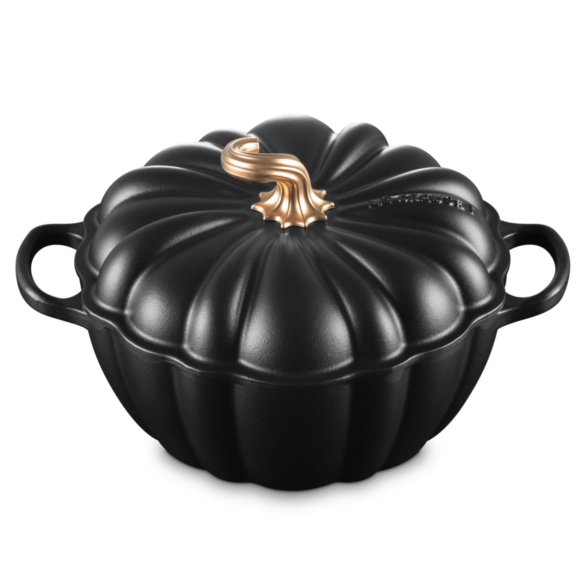 Le Creuset - Cast Iron Pumpkin Casserole 24 cm - Matte Black