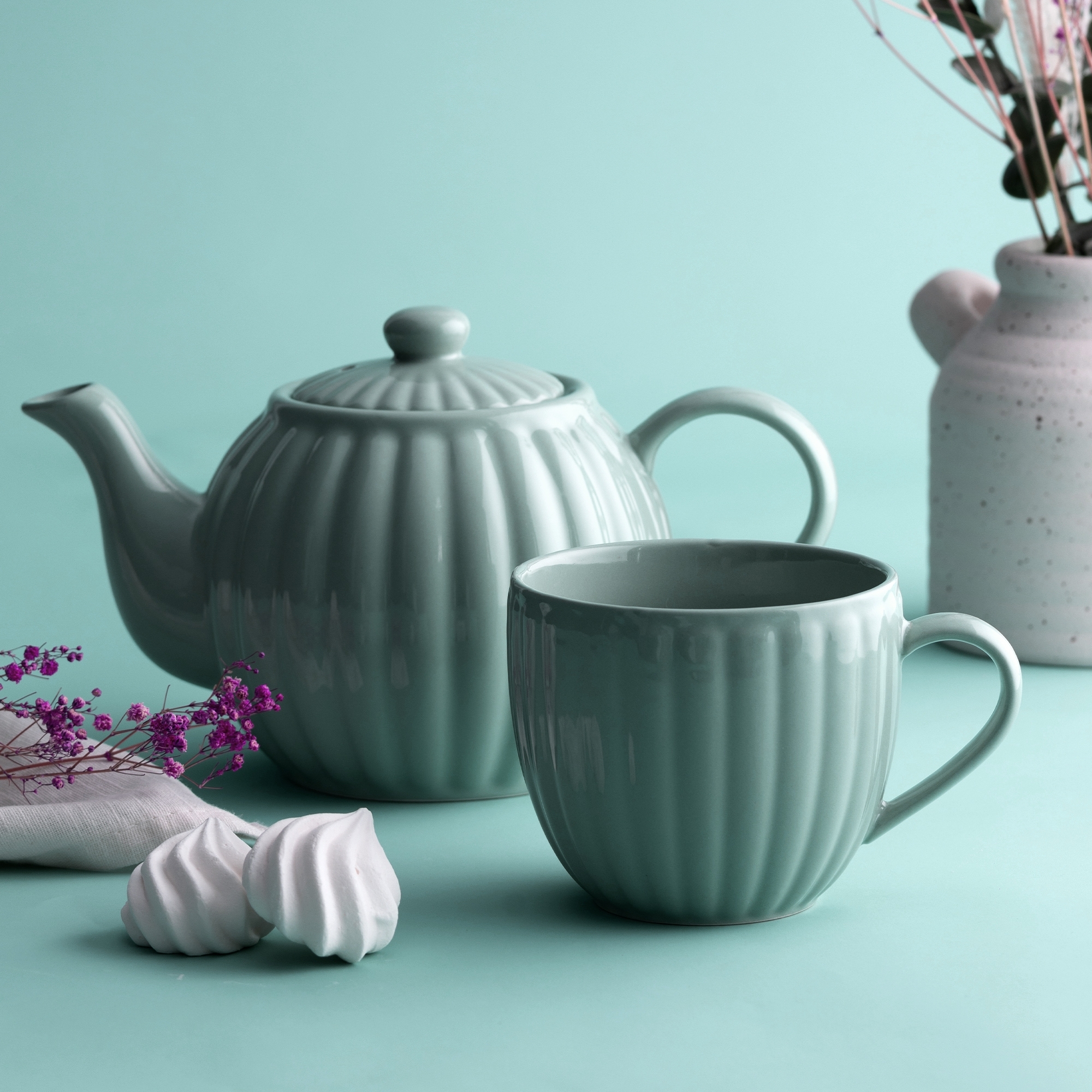 Price & Kensington - Tea Cup Luxe - Mint - 460 ml