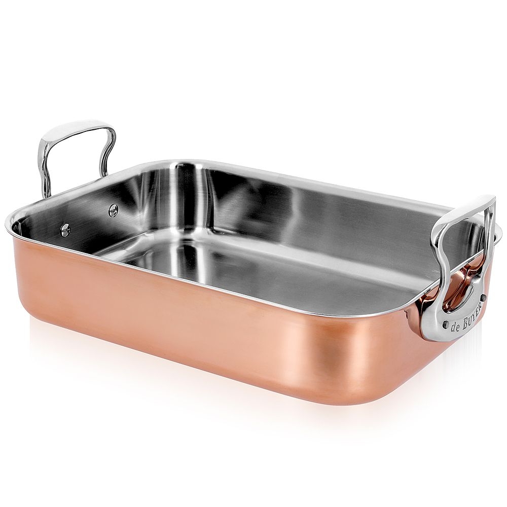 de Buyer - Roasting Pan 35 x 25 cm - Inocuivre de Buyer - Roasting Pan 35 x 25 cm - Inocuivre