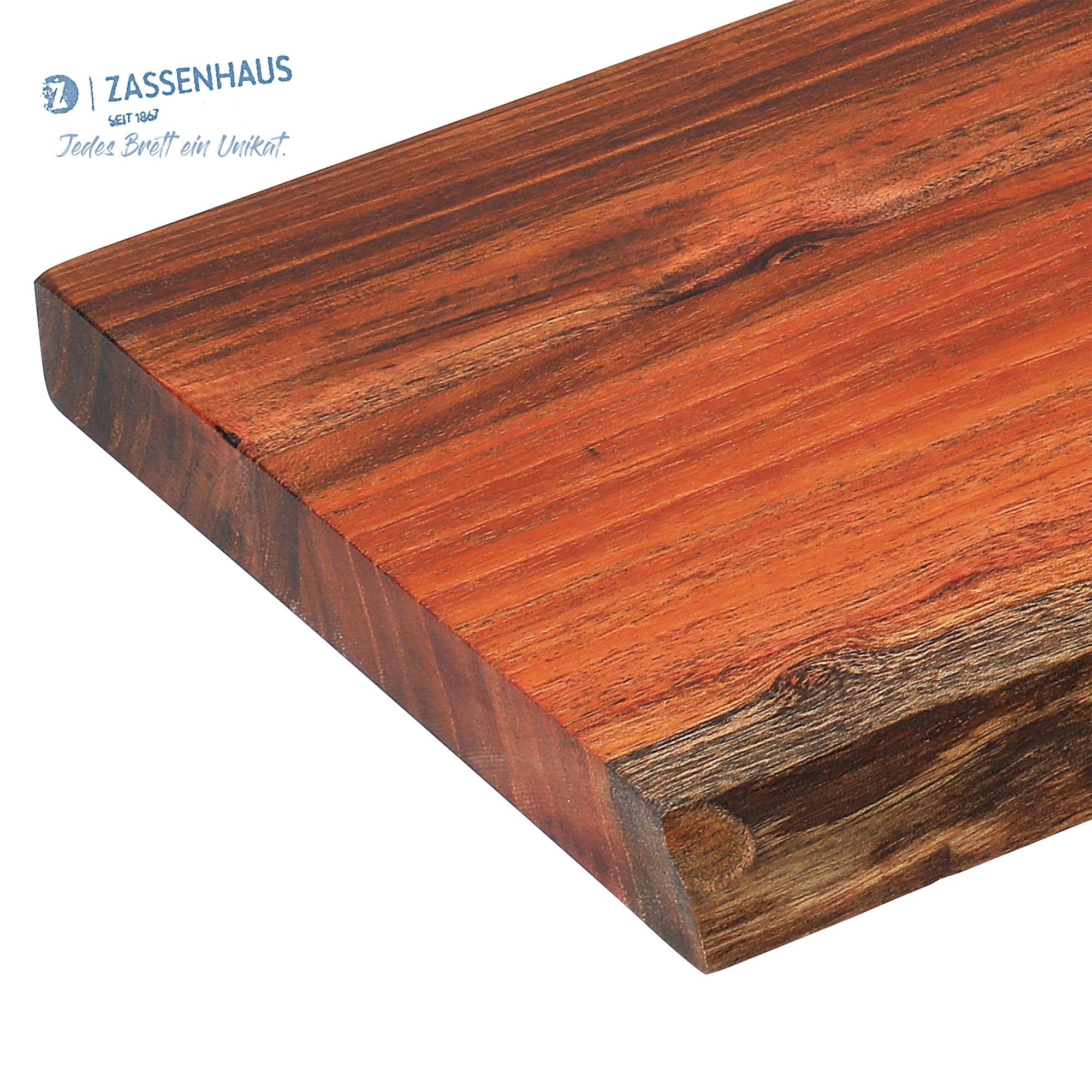 Zassenhaus acacia wood cutting board 30 x 20 x 2.5 cm