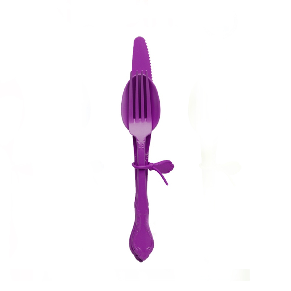 aladdin - Reusable To-Go Besteckset violett