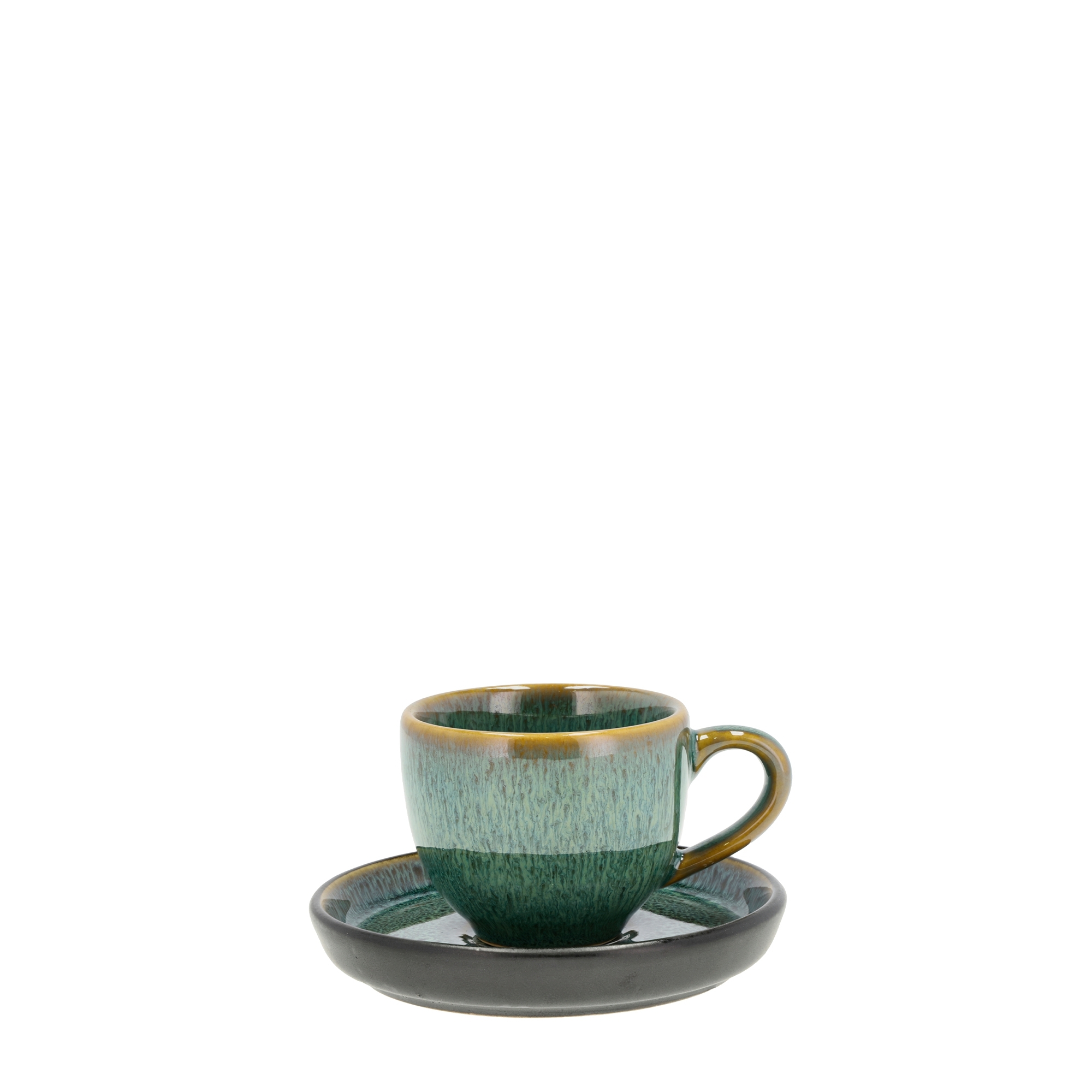 Bitz - Espresso cup with handle and saucer - 7cl Bitz - Espresso cup with handle and saucer - 7cl