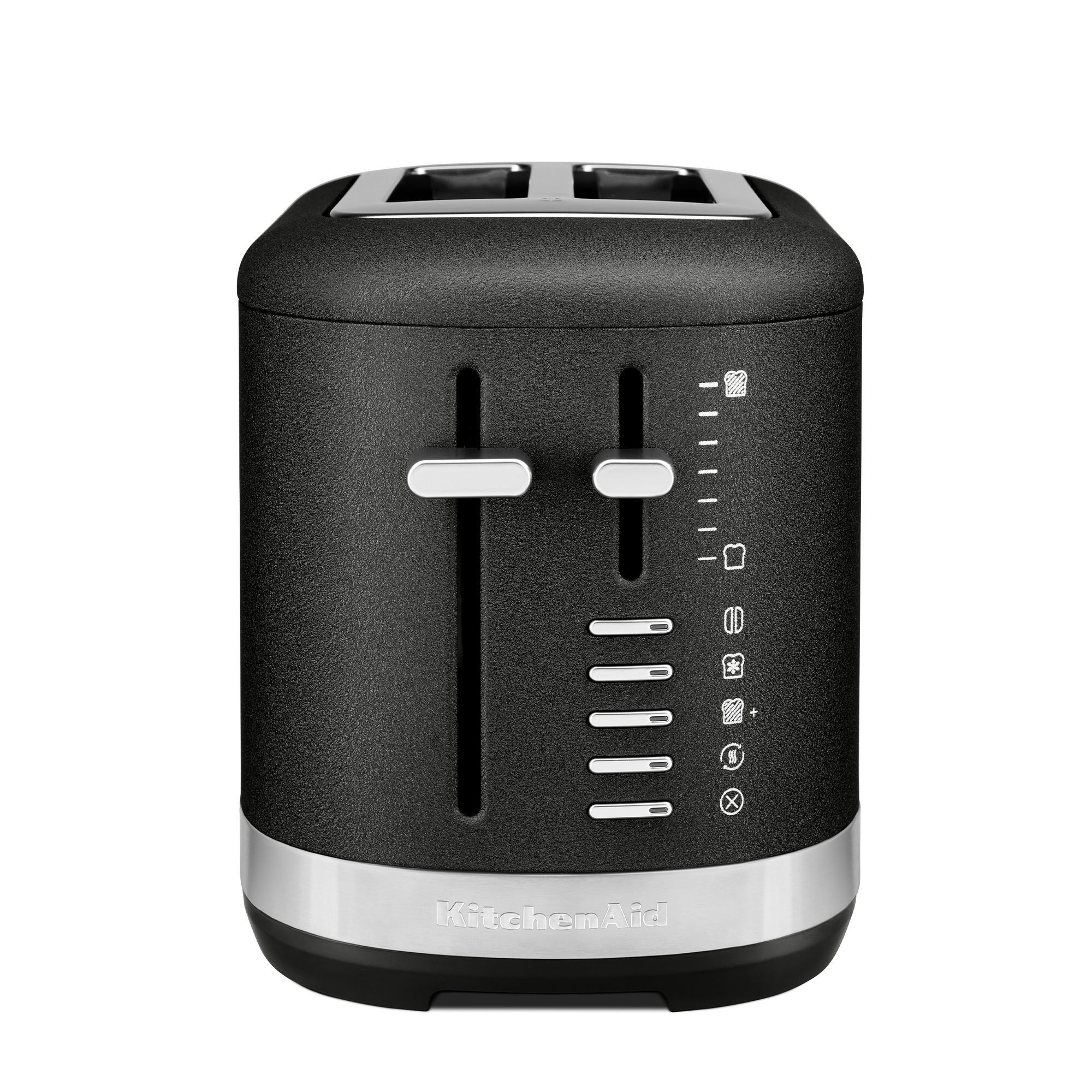 KitchenAid - Toaster with manual operation for 2 slices - cast iron black