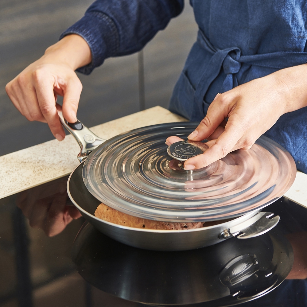 de Buyer - Universal stainless steel lid Ø 20 - 24 cm