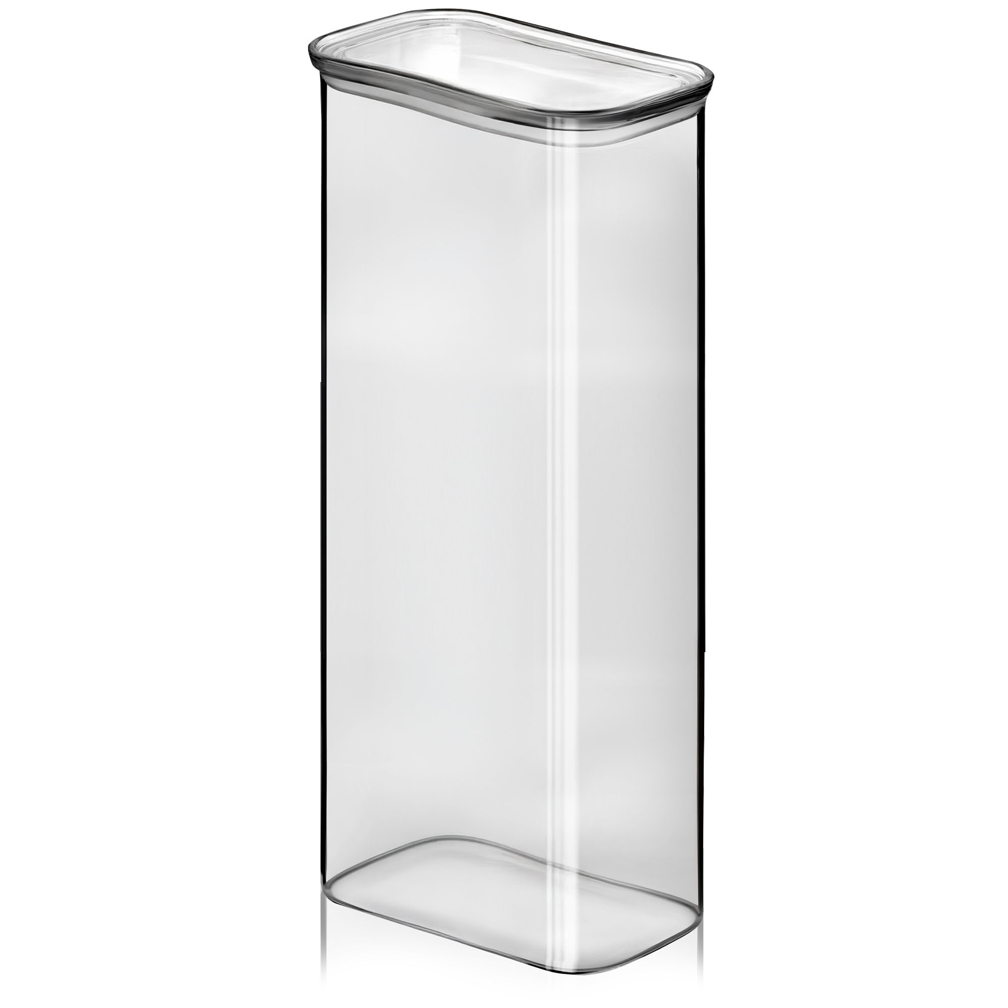 Pebbly - Rechteckige Vorratsdose 2600 ml - Glas