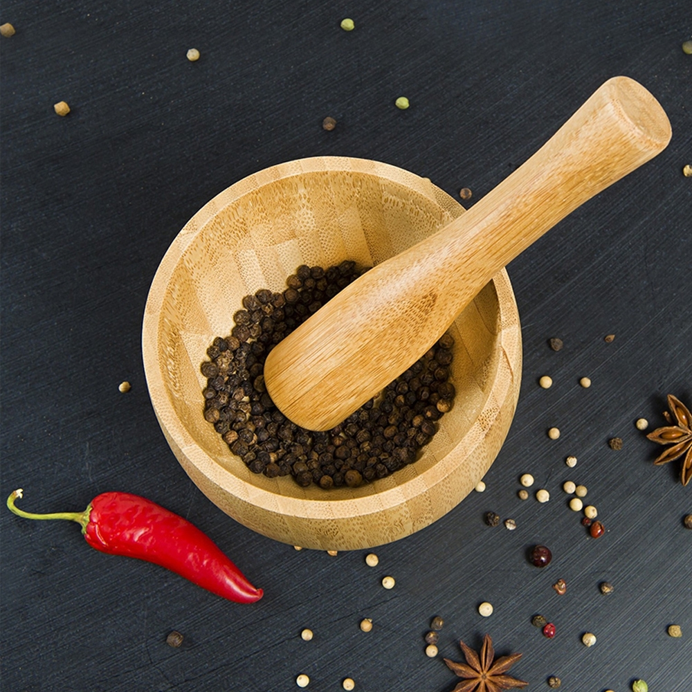 Lurch - Mortar & pestle bamboo