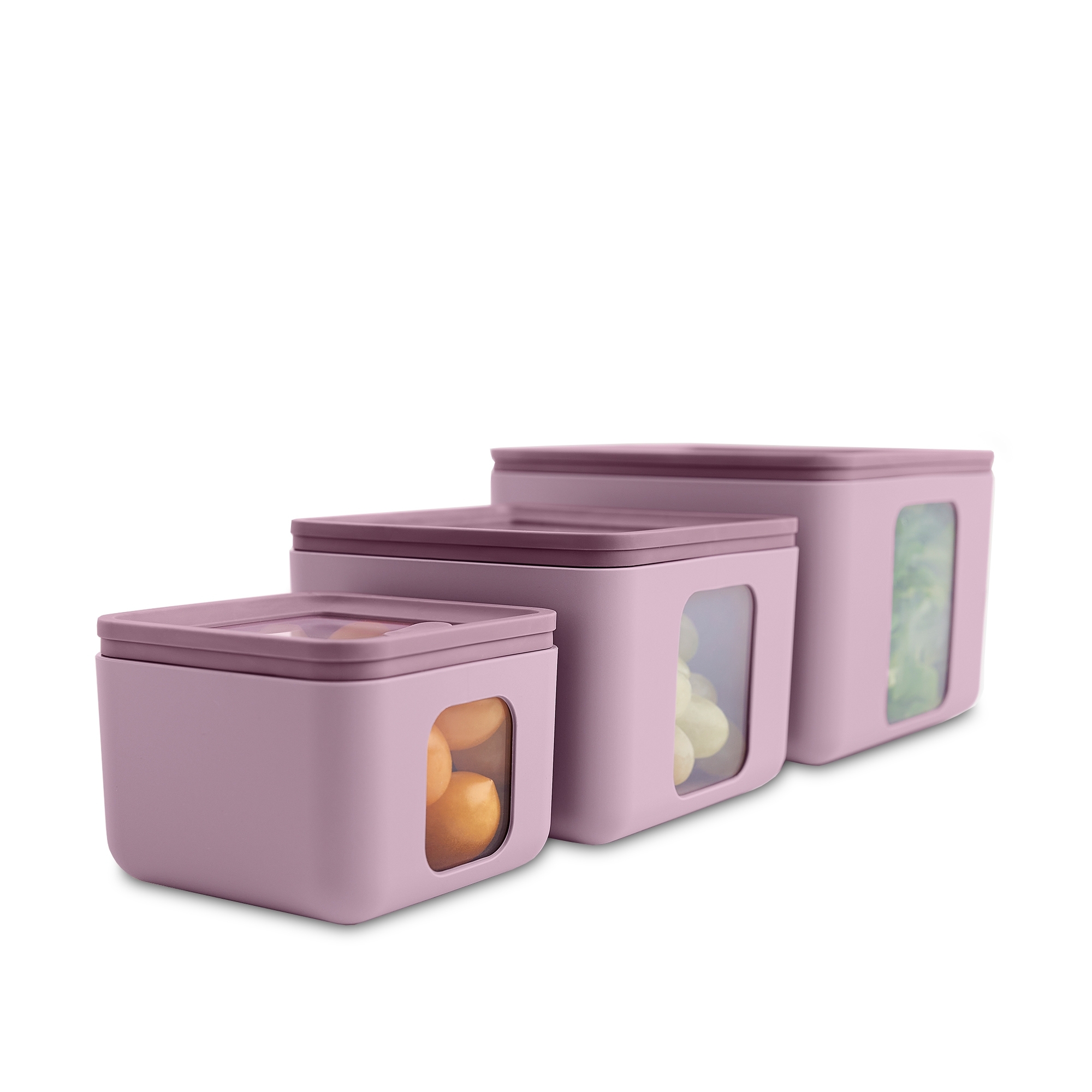 BlimPlus - Aufbewahrungsbox-Set - Peek Box Quadro, Mauve