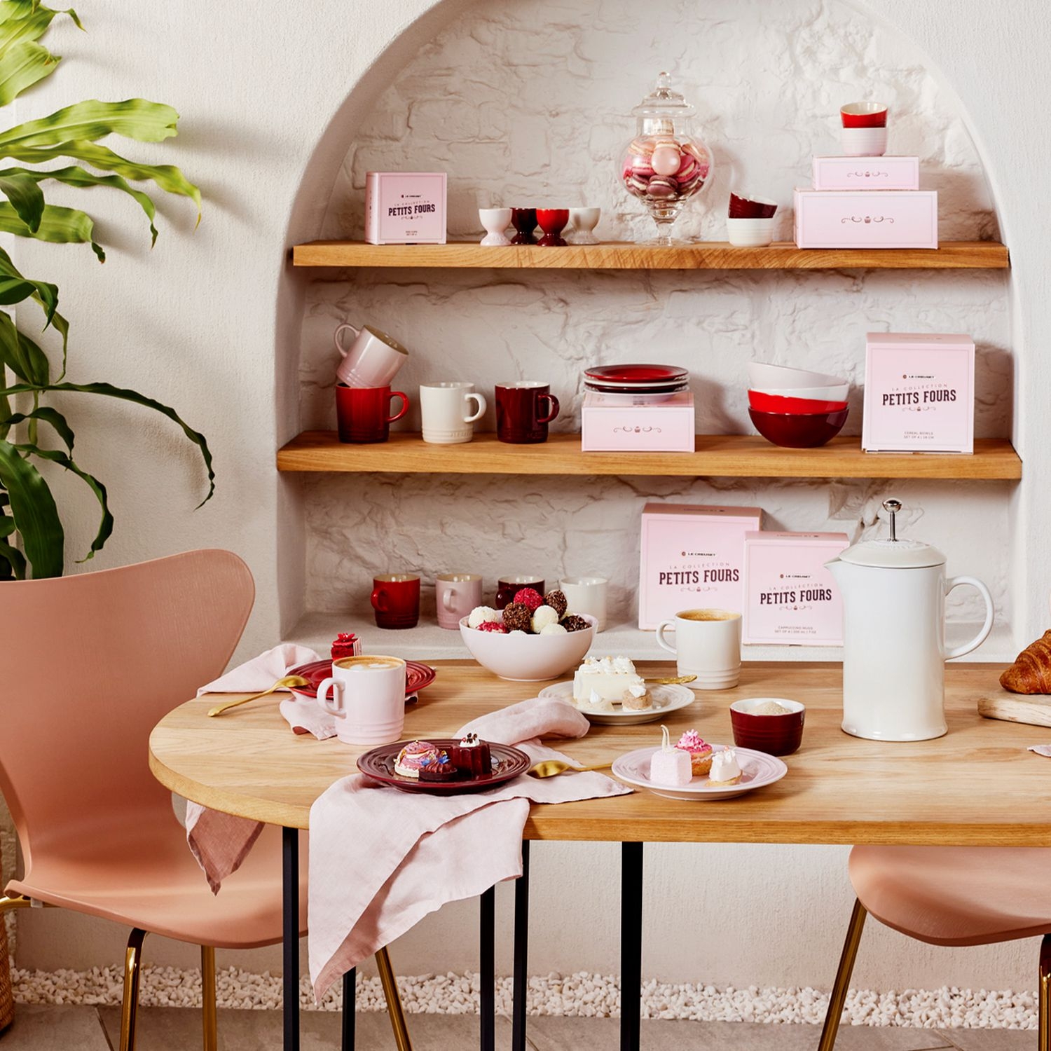 Le Creuset - 4-er Set Mini Förmchen - Petits Fours Le Creuset - 4-er Set Mini Förmchen - Petits Fours