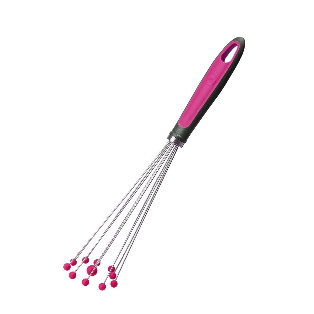 Kochblume - Kugel-Schneebesen - 33,5 cm, pink