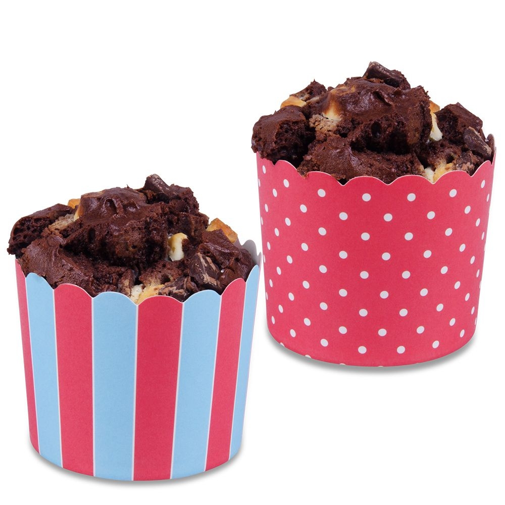 Städter - cupcake baking pan - 12 pieces - different patterns