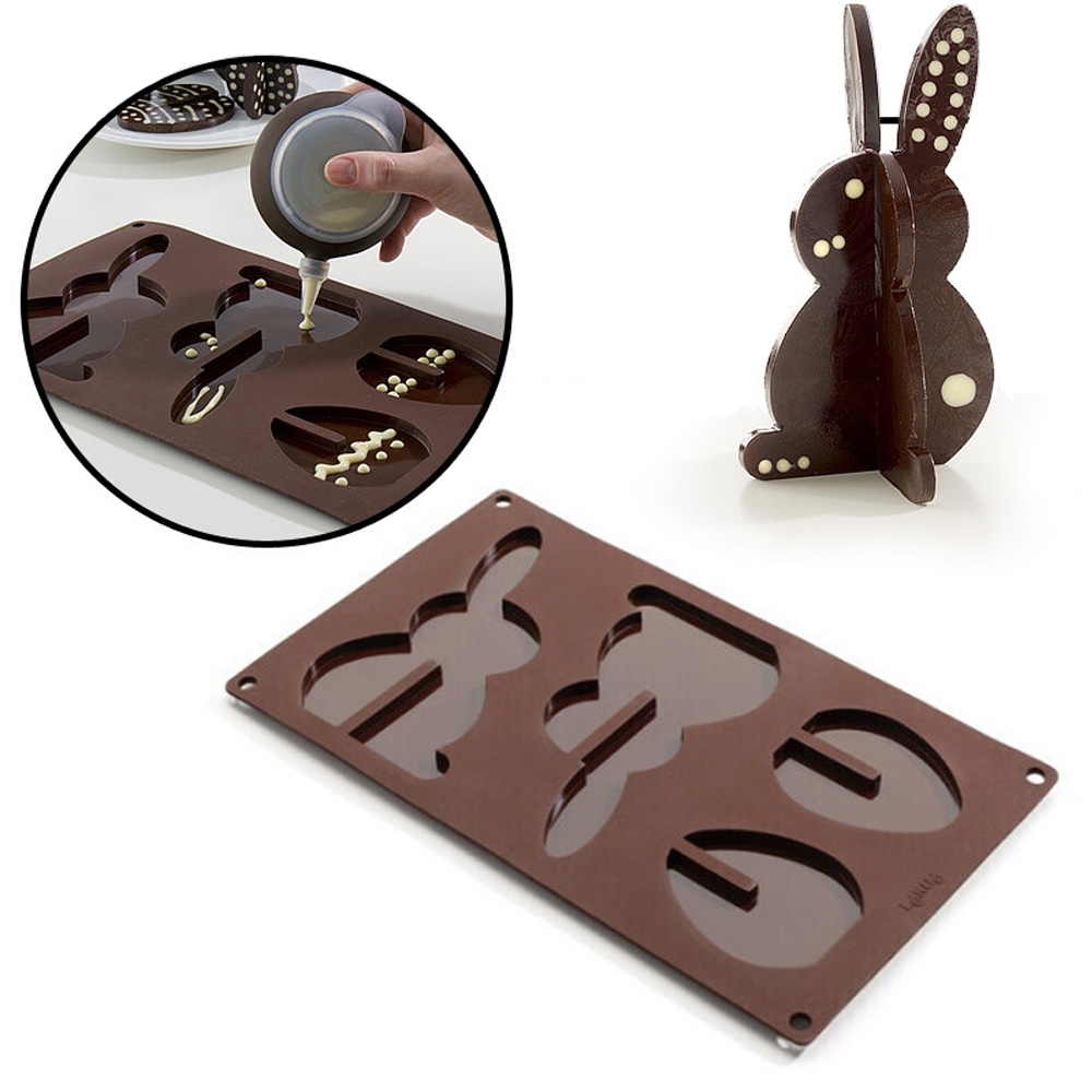 Lékué - 3-D Form Hase und Ei
