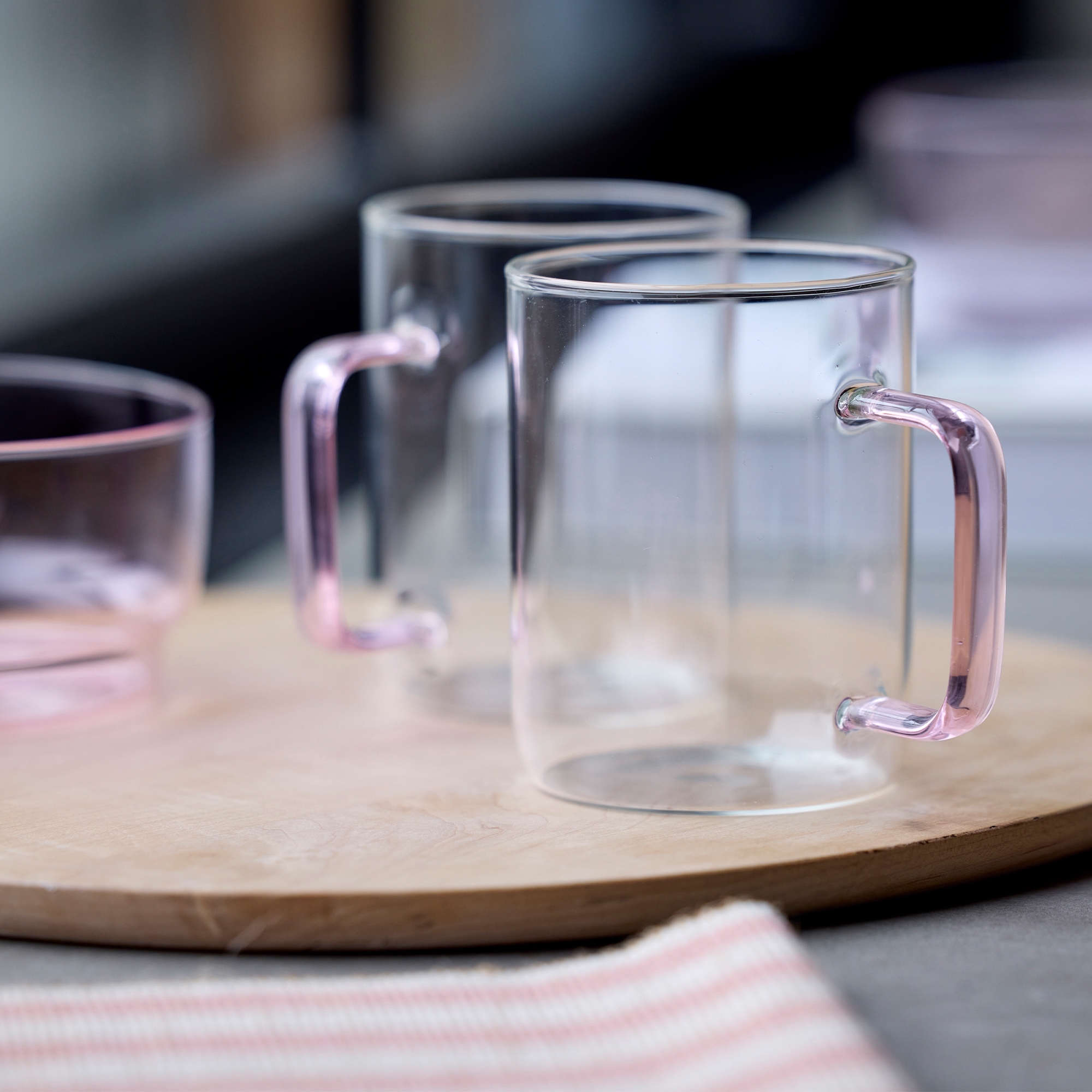 Lyngby Glas - Torino - Glasbecher - 2 Stck. - Pink