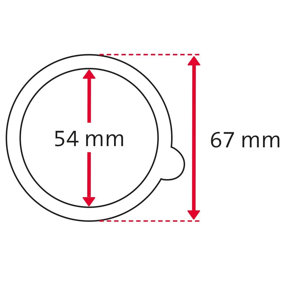 Westmark - 6 preserving rubber rings 54 x 67 mm Westmark - 6 preserving rubber rings 54 x 67 mm