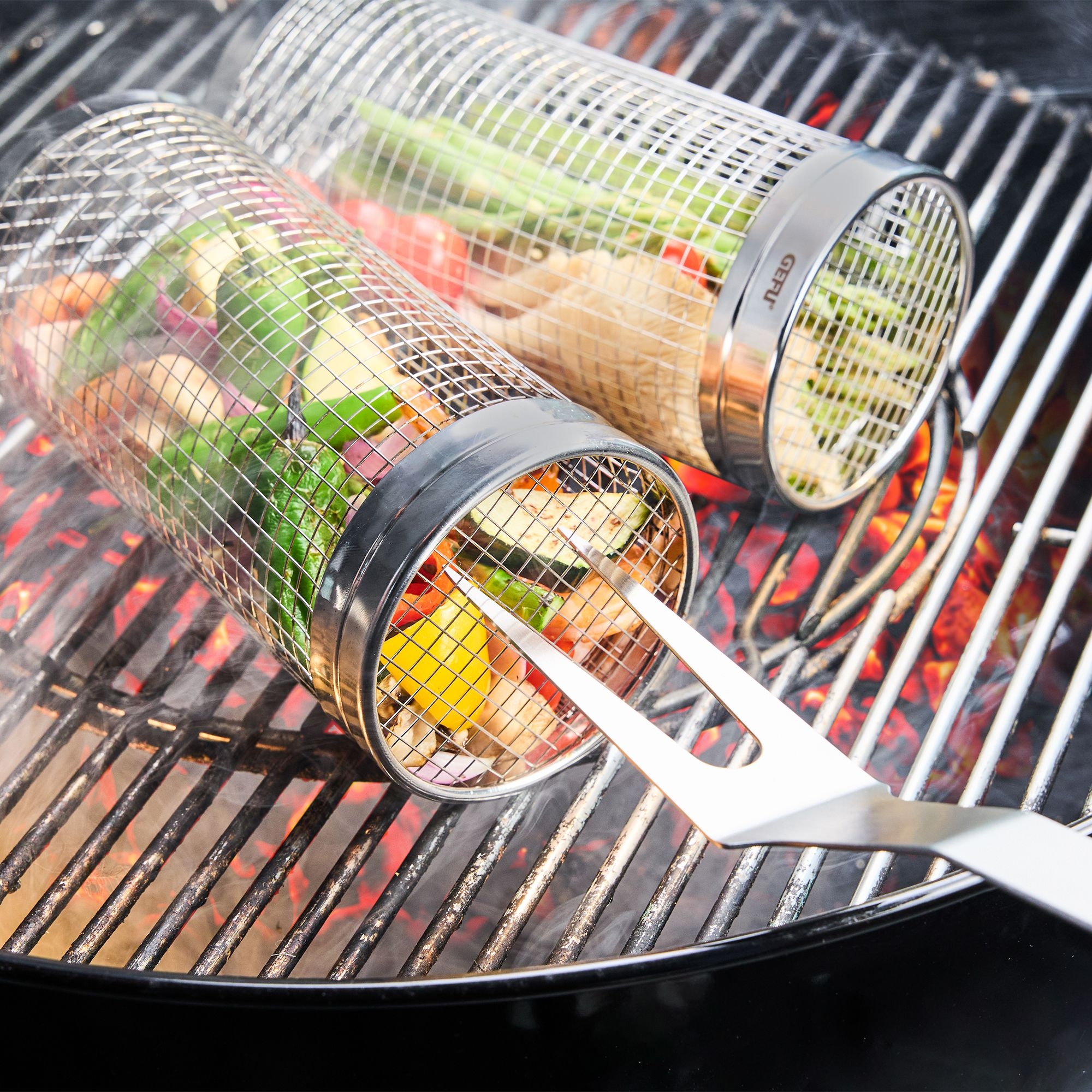 Gefu - Rolling Grill Basket BBQ, 30 cm