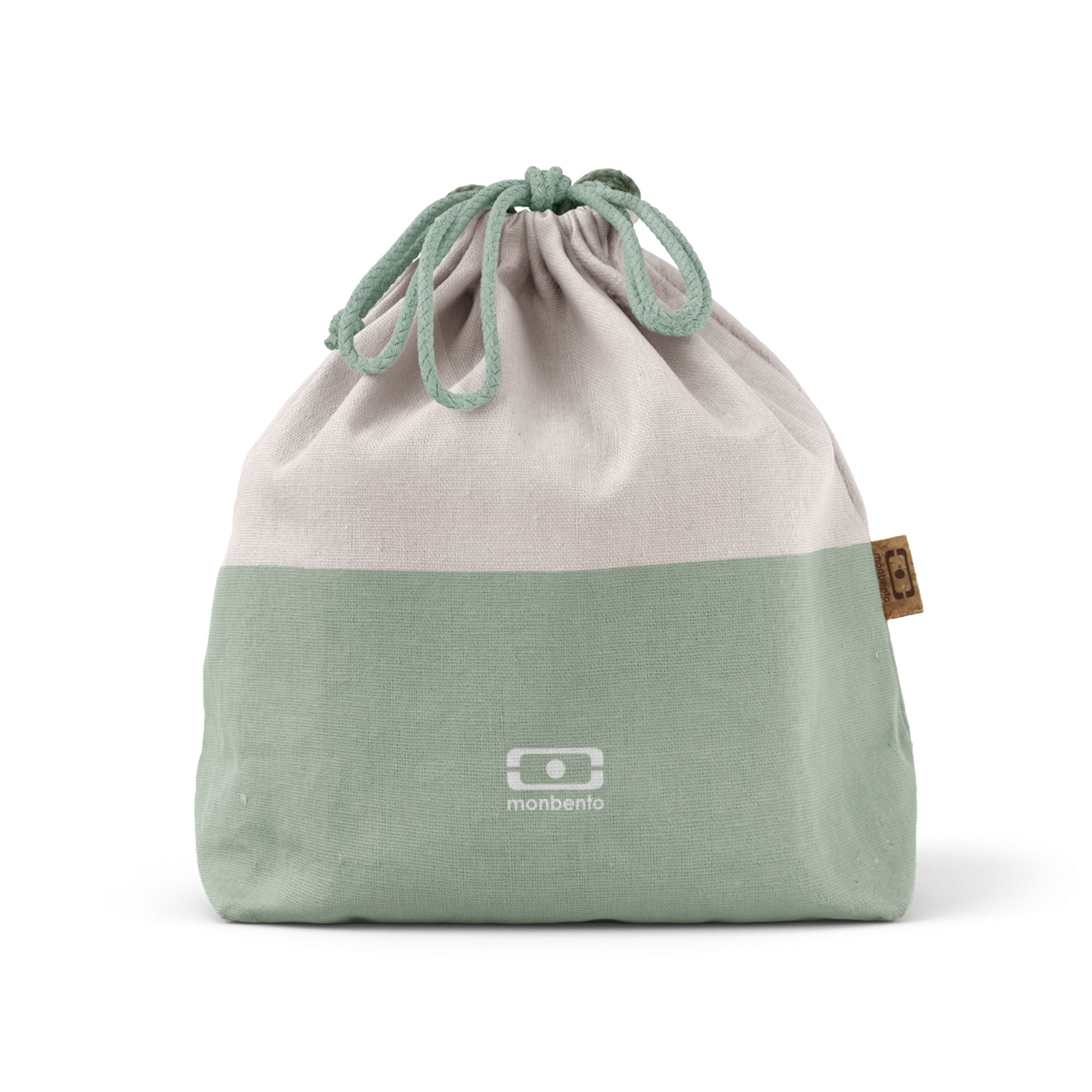 monbento - MB Pochette L Natural Green monbento - MB Pochette L Natural Green