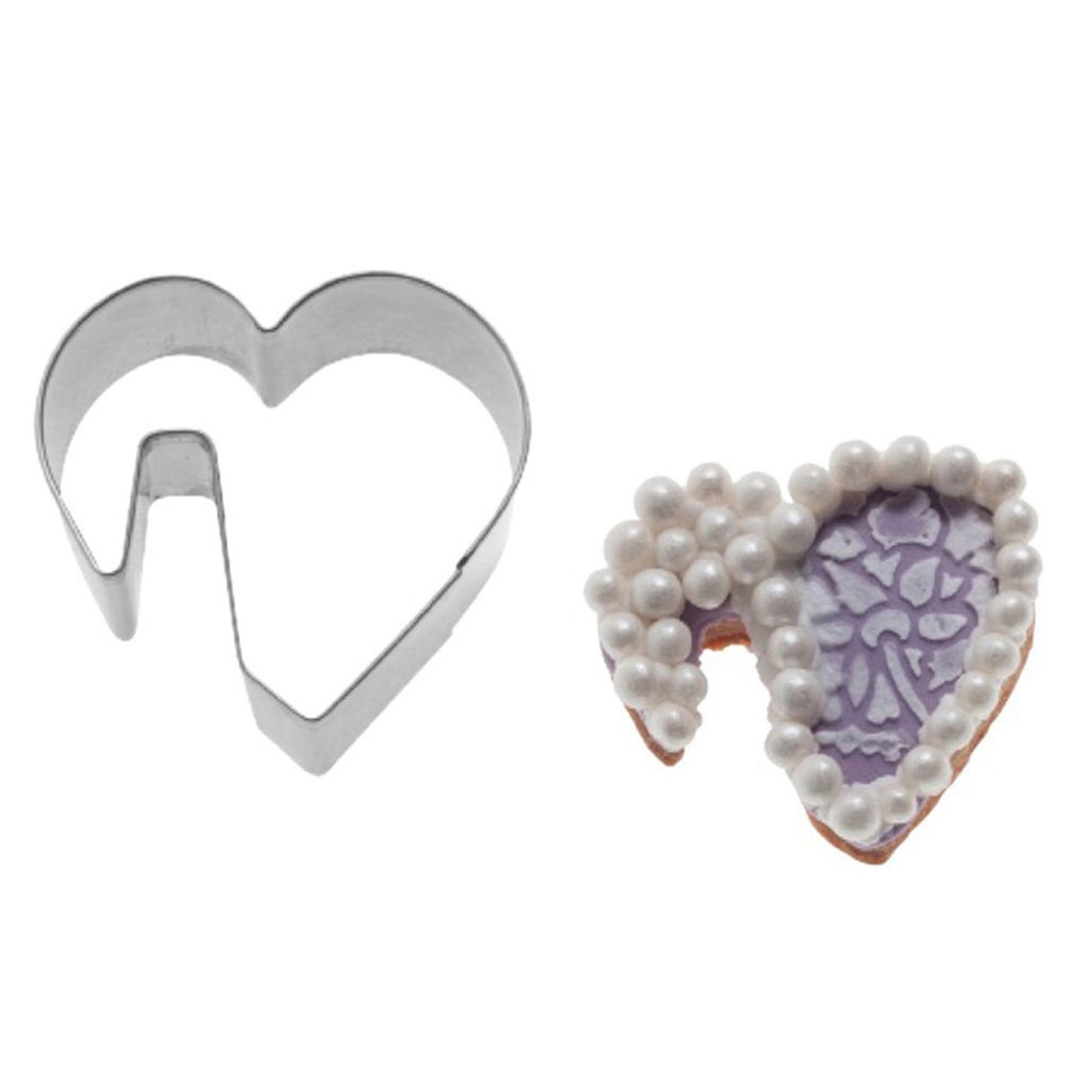 Westmark - Cup biscuit cutter "Heart", 5 cm, loose with EAN