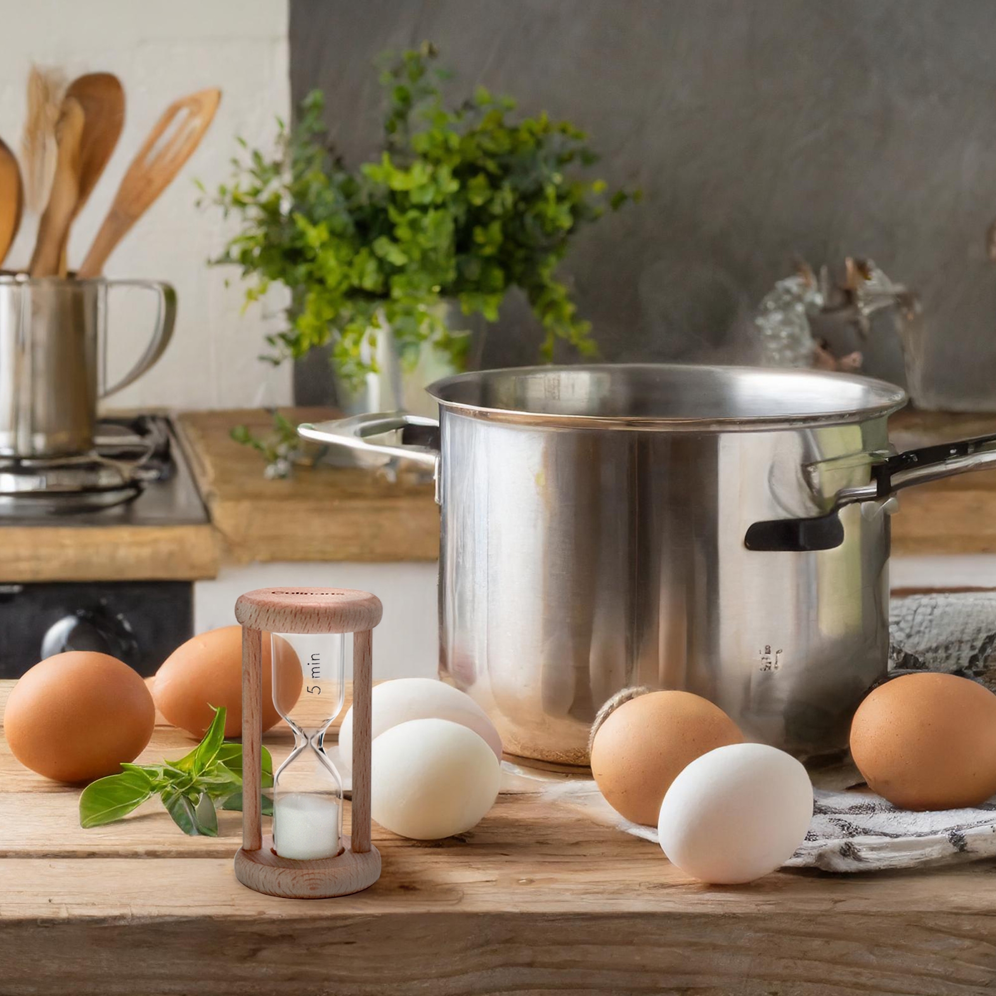 Egg hourglass - 5 minutes - beech wood | Culinaris Egg hourglass - 5 minutes - beech wood | Culinaris