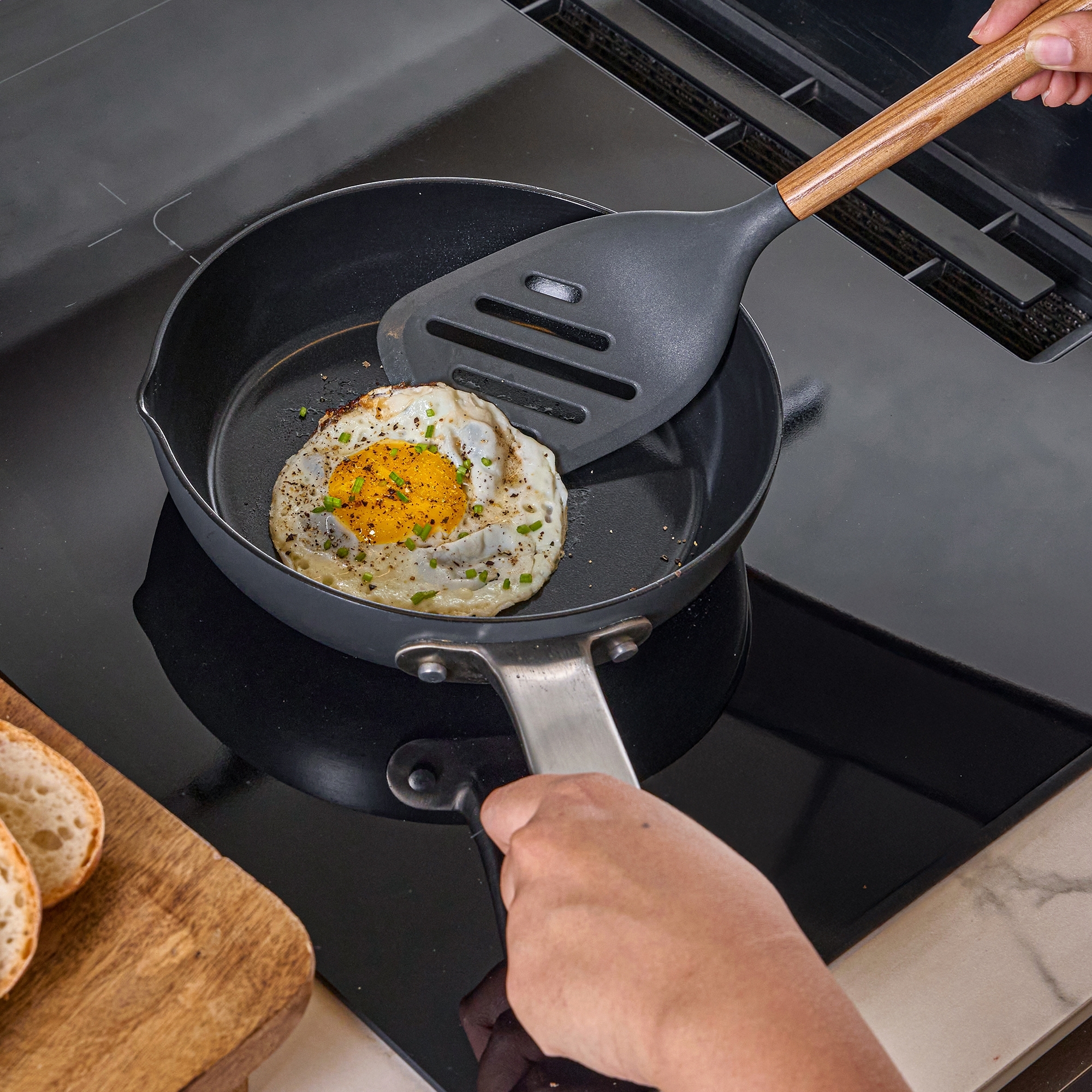 Zyliss - Slotted Spatula | Oak Wood