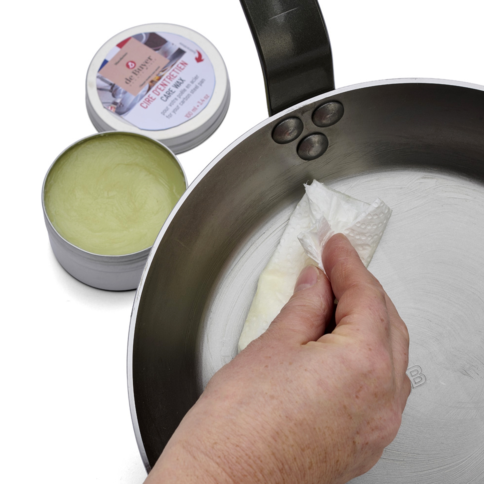de Buyer - Einbrennwachs und Eisenpflege 100 ml