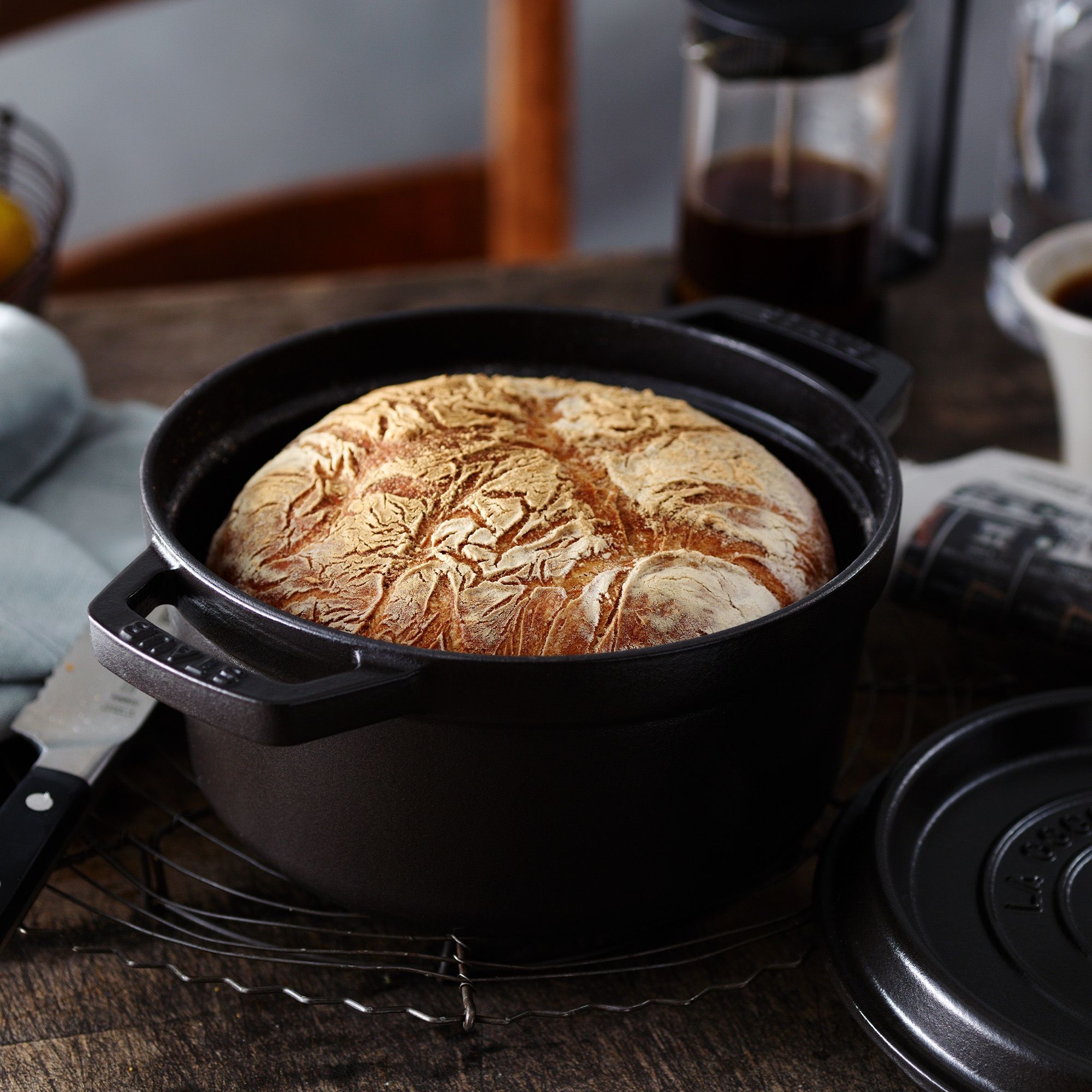 STAUB - Cocotte | round | 18 cm | Black