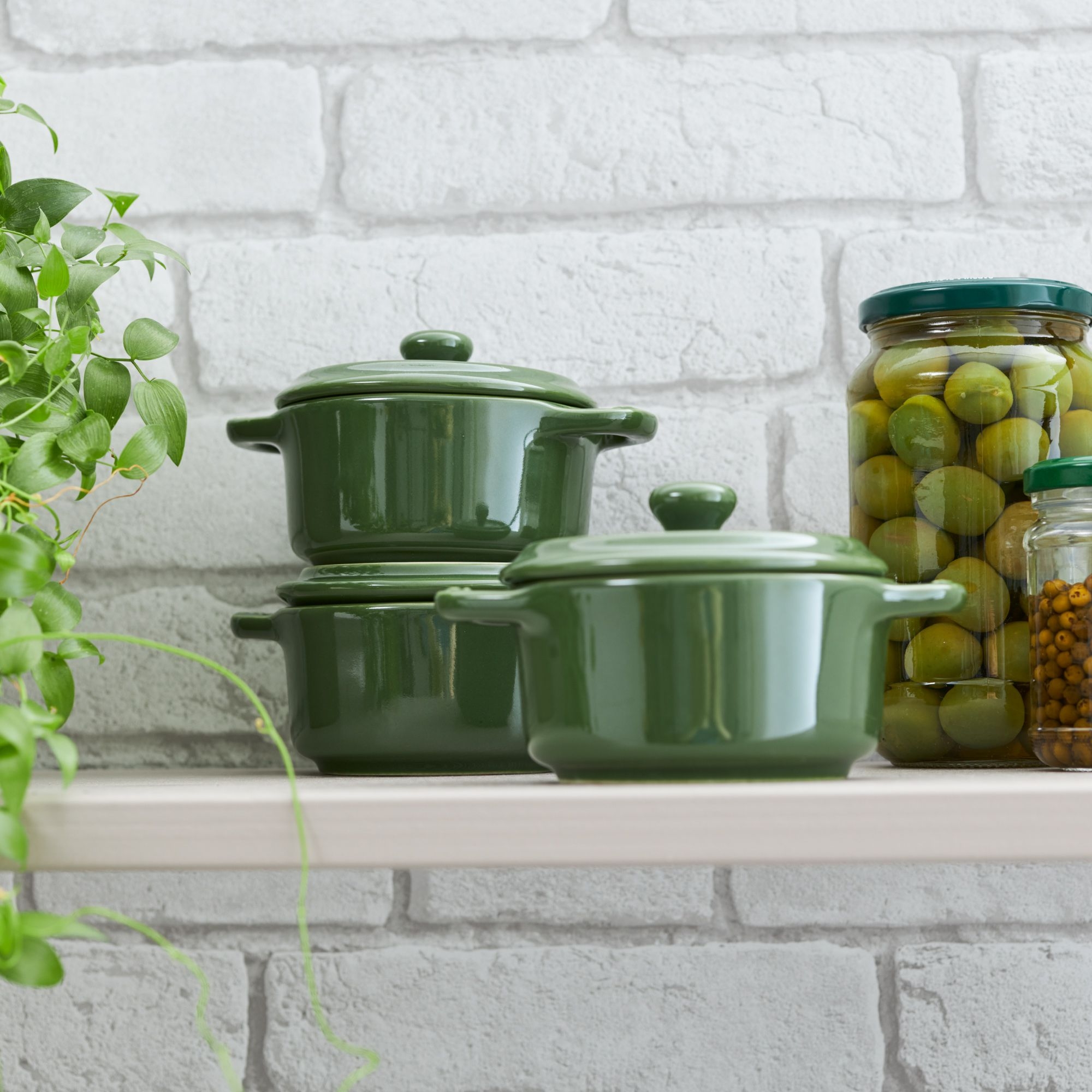 STAUB - Mini Cocotte | round | 10 cm | green basil