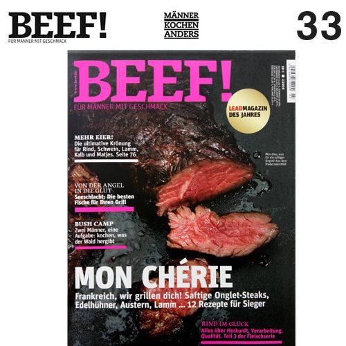 Nr. 33 BEEF! Für Männer mit Geschmack 3/2016 - Mon Chérie