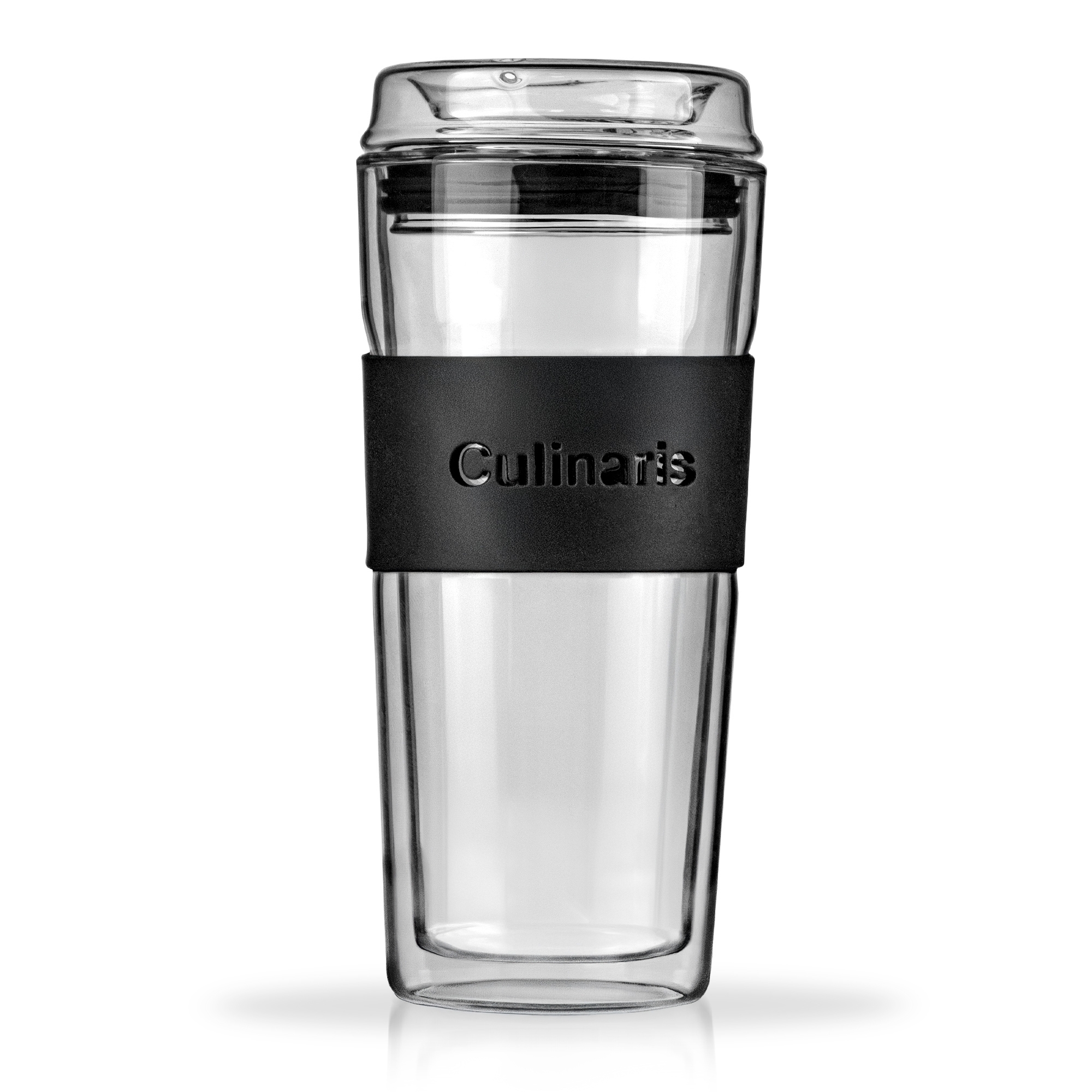 Glass mug - portare - 420 ml - black | Culinaris Glass mug - portare - 420 ml - black | Culinaris
