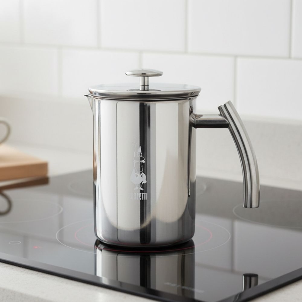 Bialetti - Milchaufschäumer Cappuccinatore, Edelstahl induktionsfähig