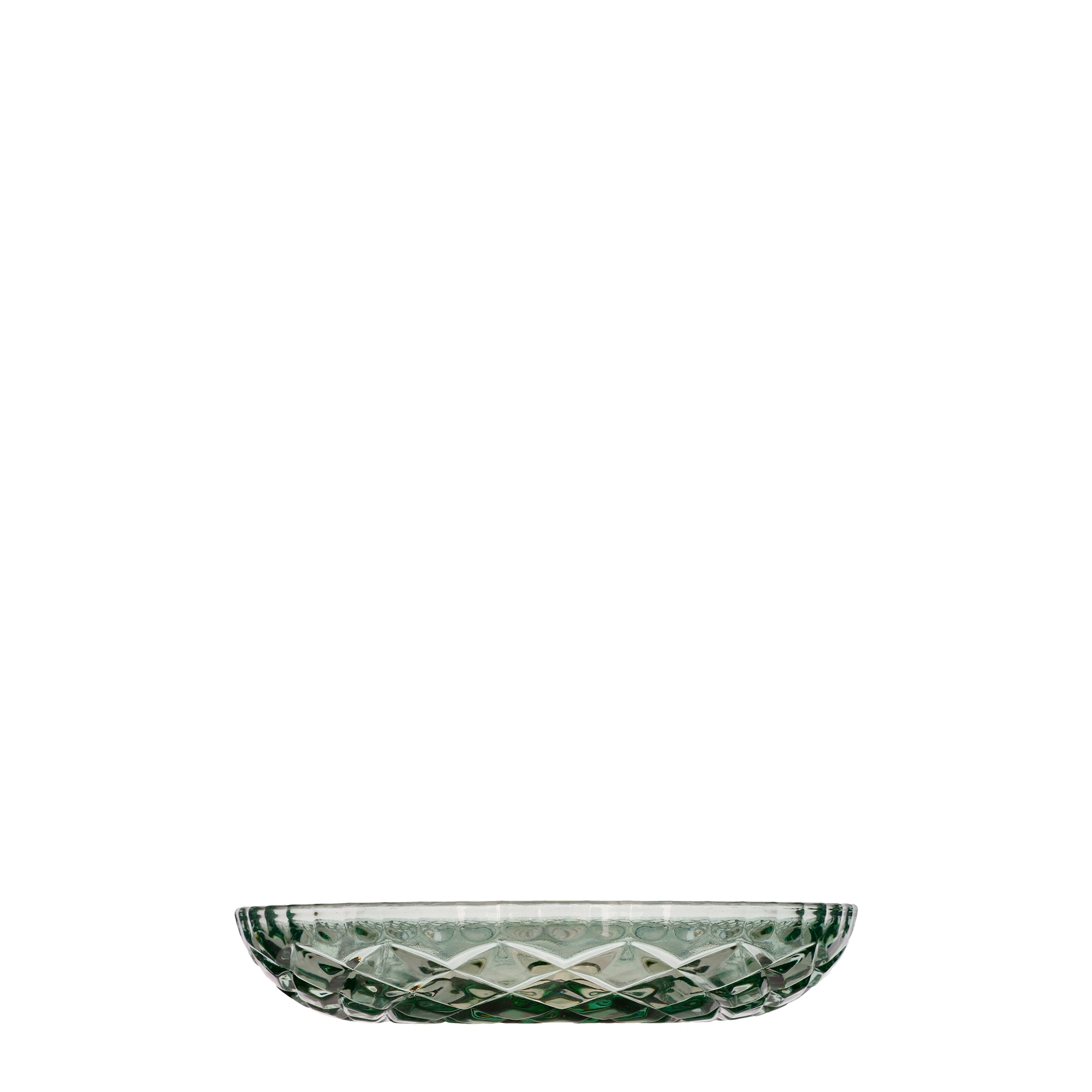 Lyngby Glass - Sorrento - Plate 16 cm - Green - 4 pcs.