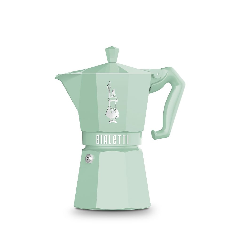 Bialetti - Espressokocher Moka Exclusive, 6 Tassen - grün