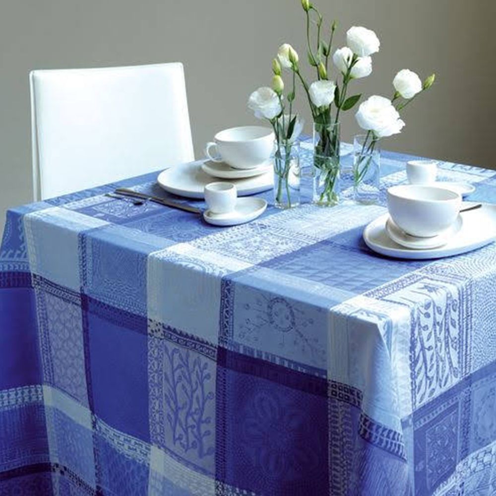 Garnier-Thiebaut Tablecloth - Mille Wax Ocean - oB - different sizes