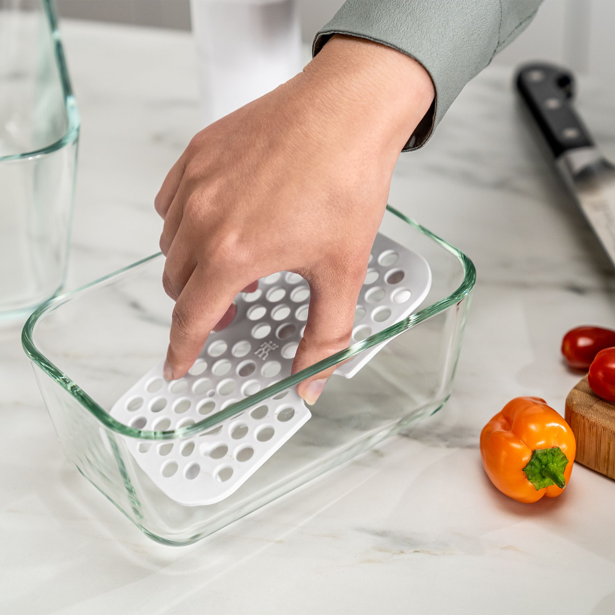 ZWILLING - Draining rack for glass containers | FRESH & SAVE | Vacuum accessory set | 2 pieces