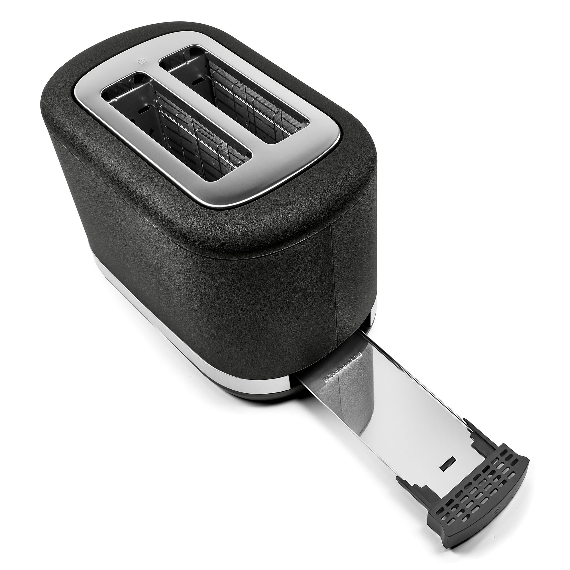 KitchenAid - Toaster with manual operation for 2 slices - cast iron black