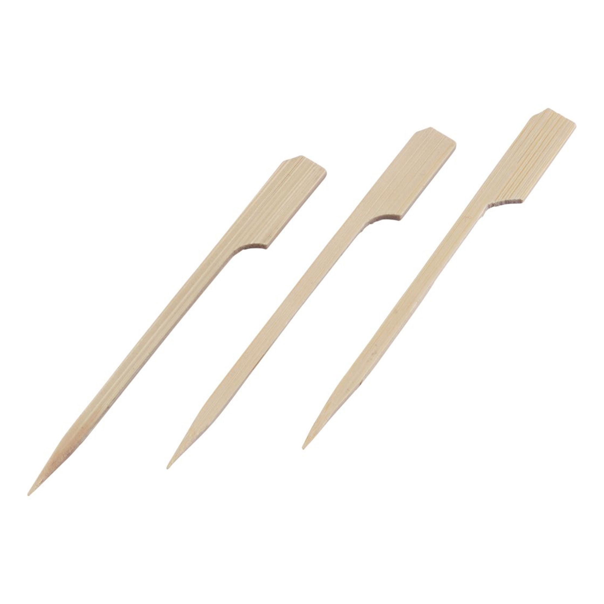 Westmark - 100 Fingerfood sticks + Skewers »Woody«, 9 cm